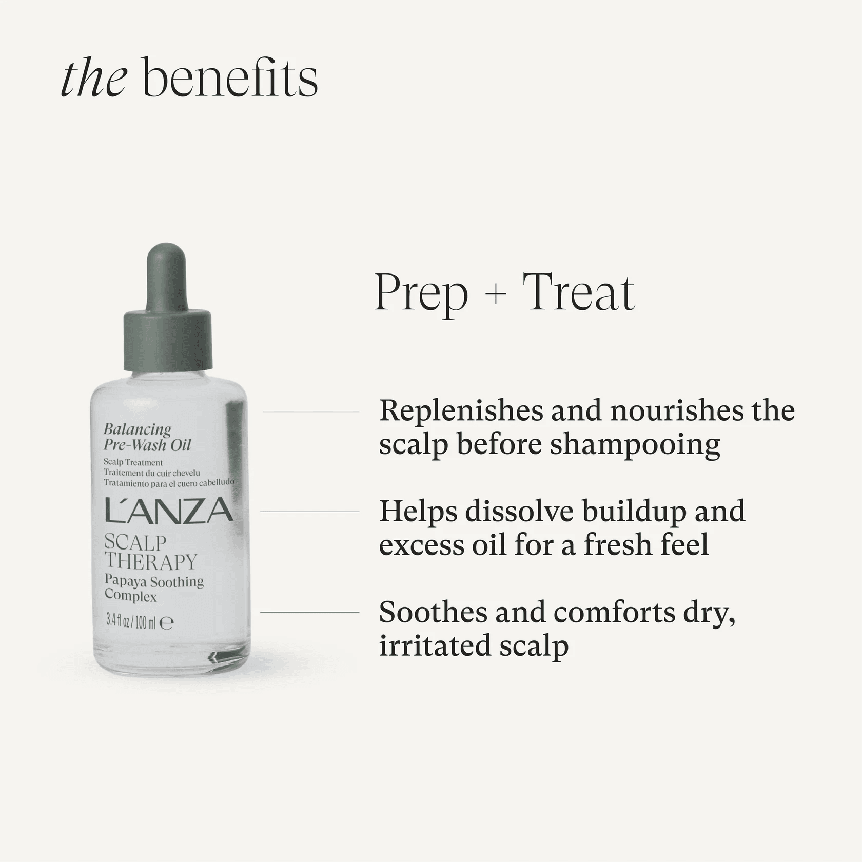 L'Anza. Scalp Therapy Huile Pré - Lavage Équilibrante - 100 ml - Concept C. Shop