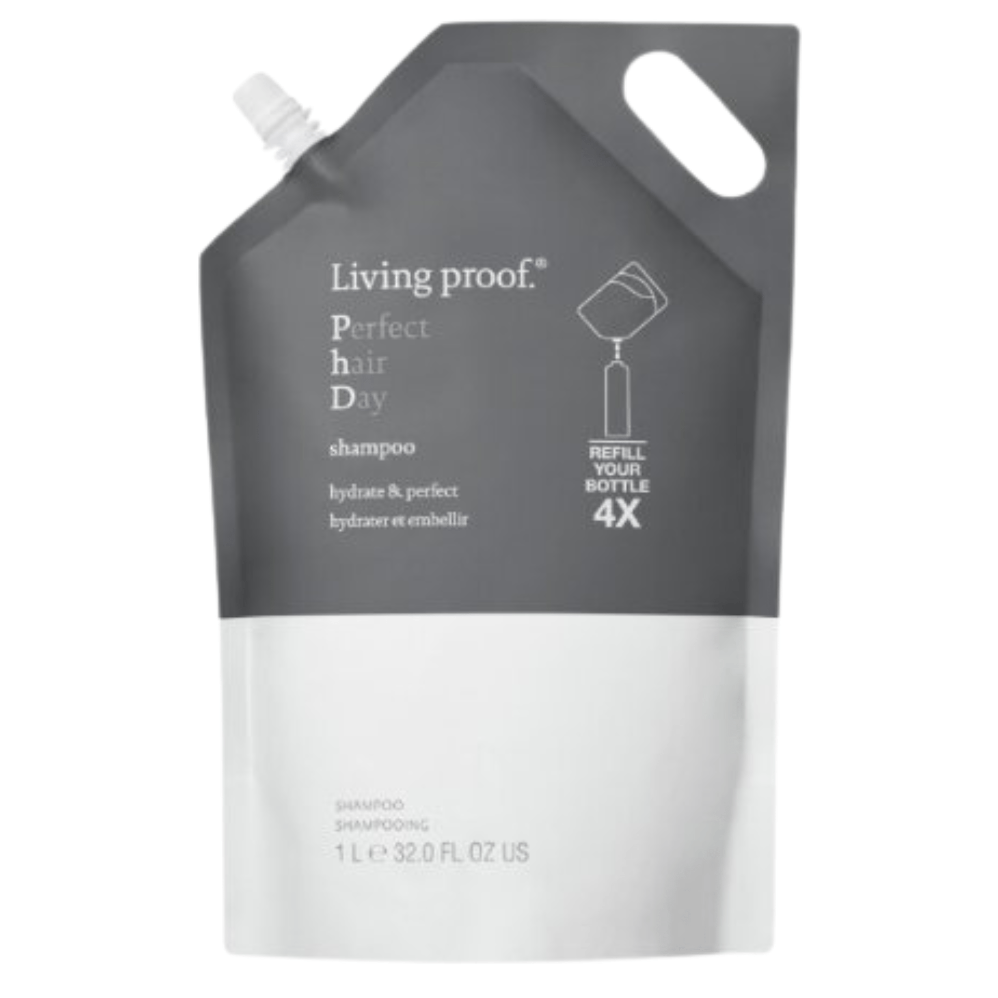 Living Proof. Recharge Shampoing Perfect Hair Day - 1000 ml - Concept C. Shop