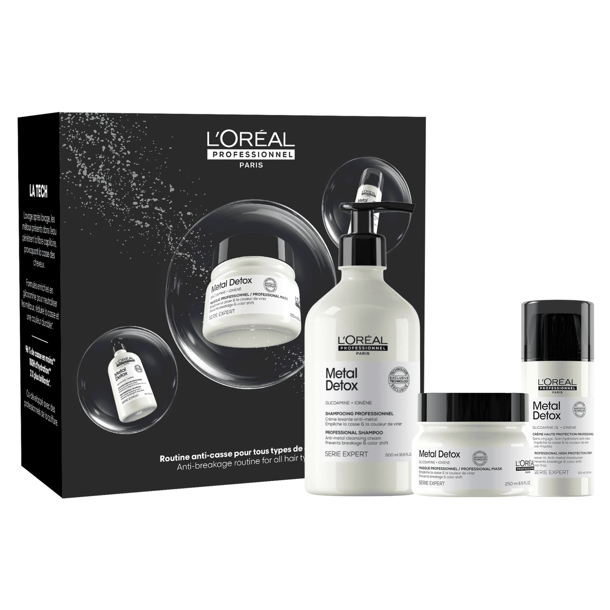 L'Oréal. Coffret Des Fêtes - Trio Metal Detox - Concept C. Shop