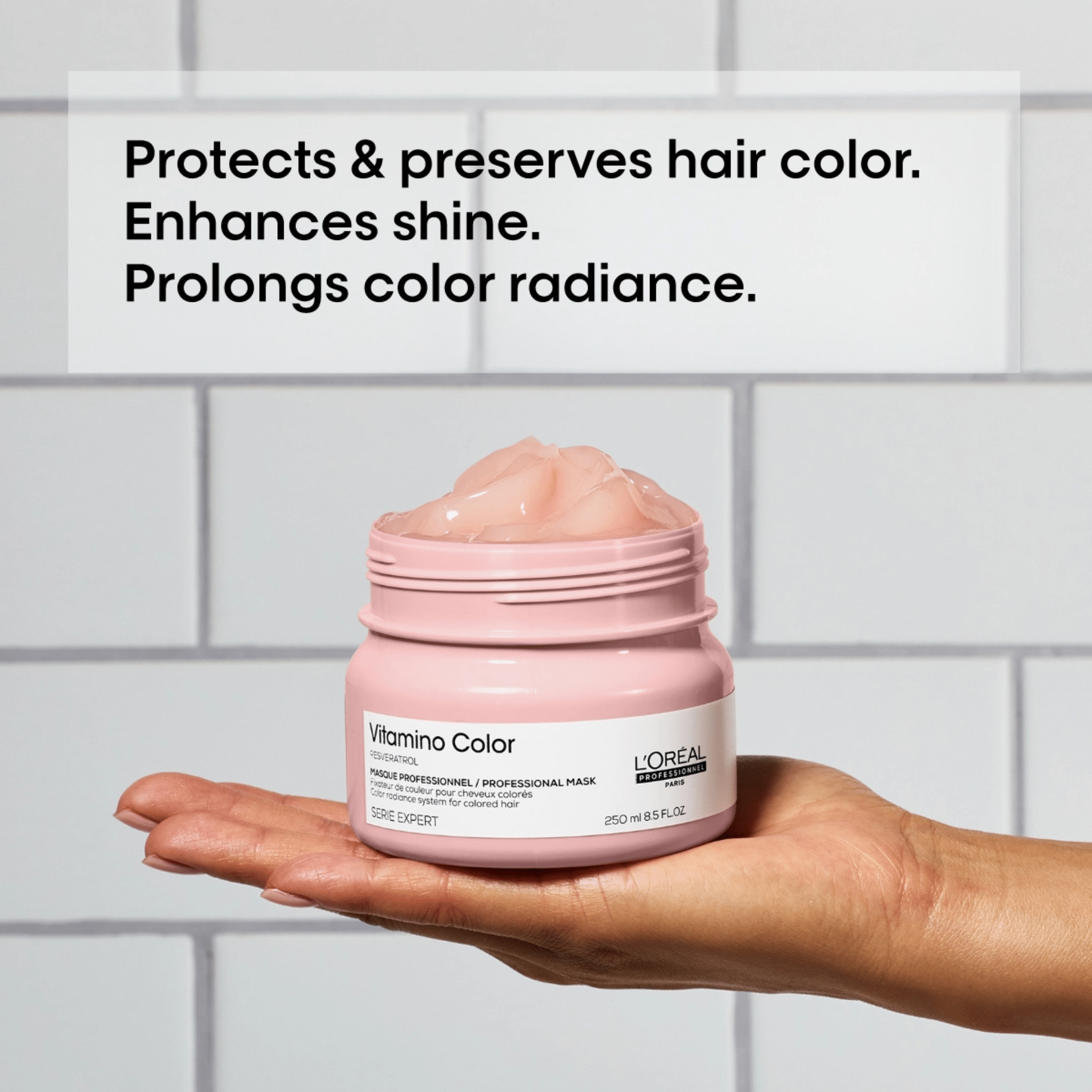 L'Oréal. Série Expert Masque Fixateur de Couleur Vitamino Color - 250 ml - Concept C. Shop