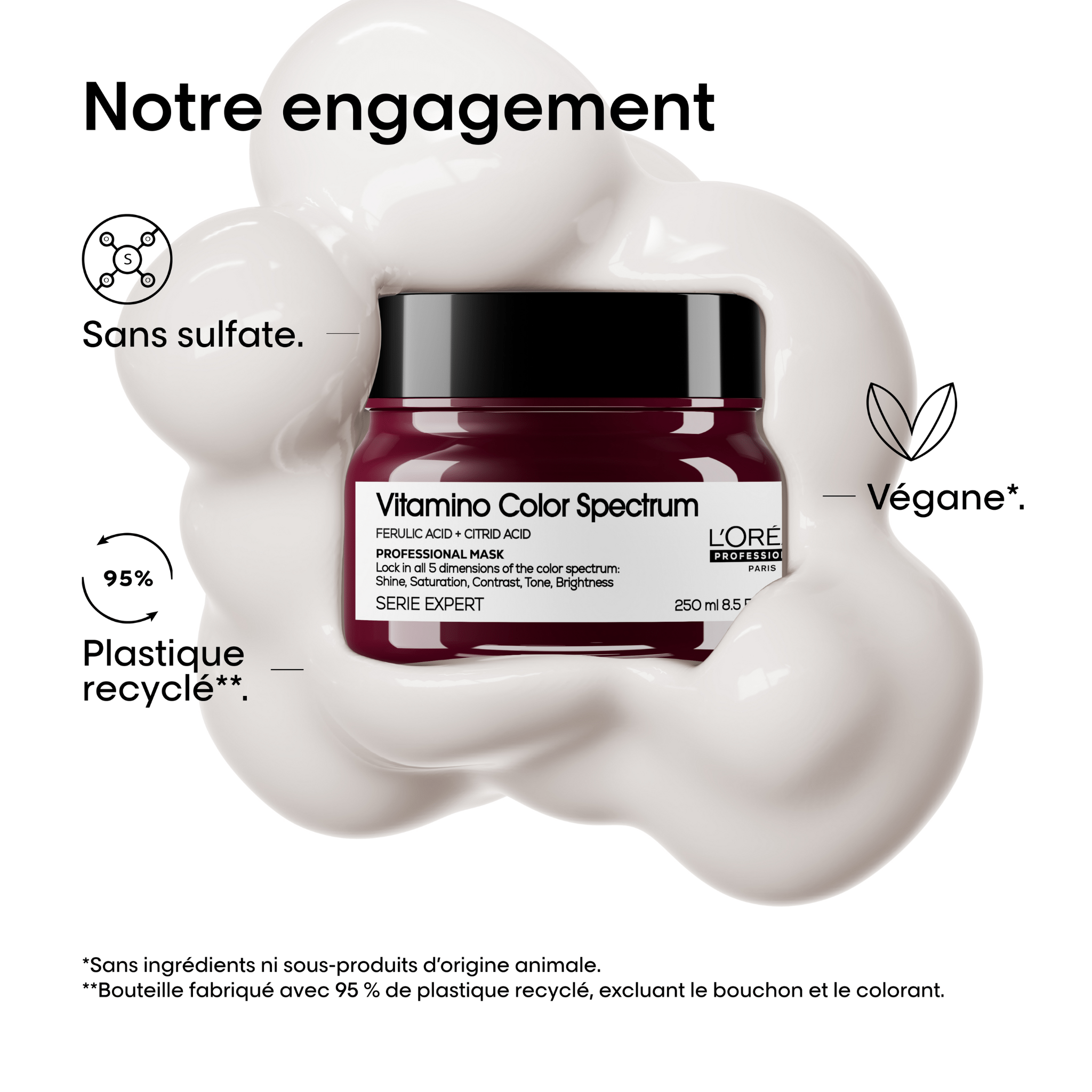 L'Oréal. Série Expert Masque Vitamino Color Spectrum - 250 ml (Lancement 1er Mai) - Concept C. Shop