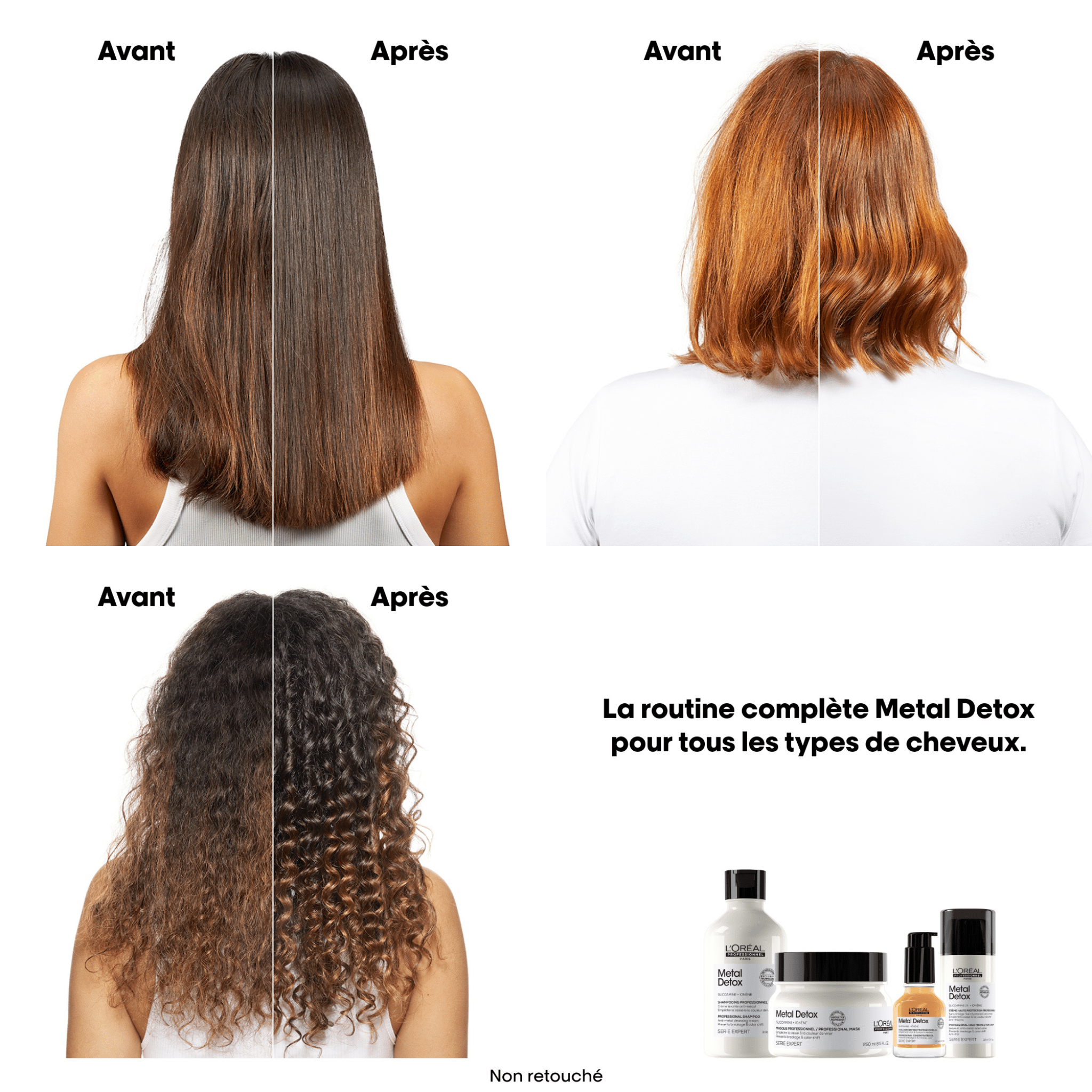 L'Oréal. Série Expert Shampoing - Crème Metal Detox (Recharge) - 500 ml - Concept C. Shop