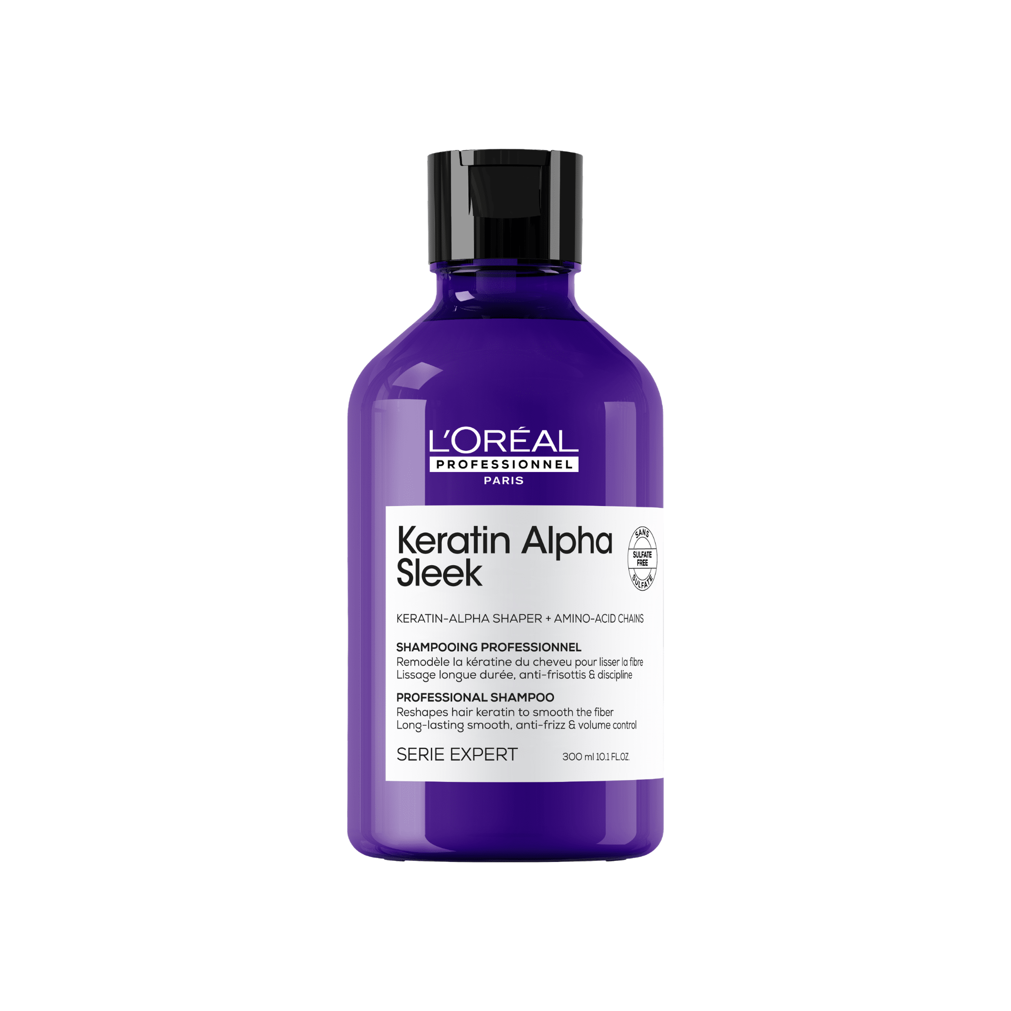 L'Oréal. Série Expert Shampoing Lissant Keratin Alpha Sleek - 300 ml - Concept C. Shop