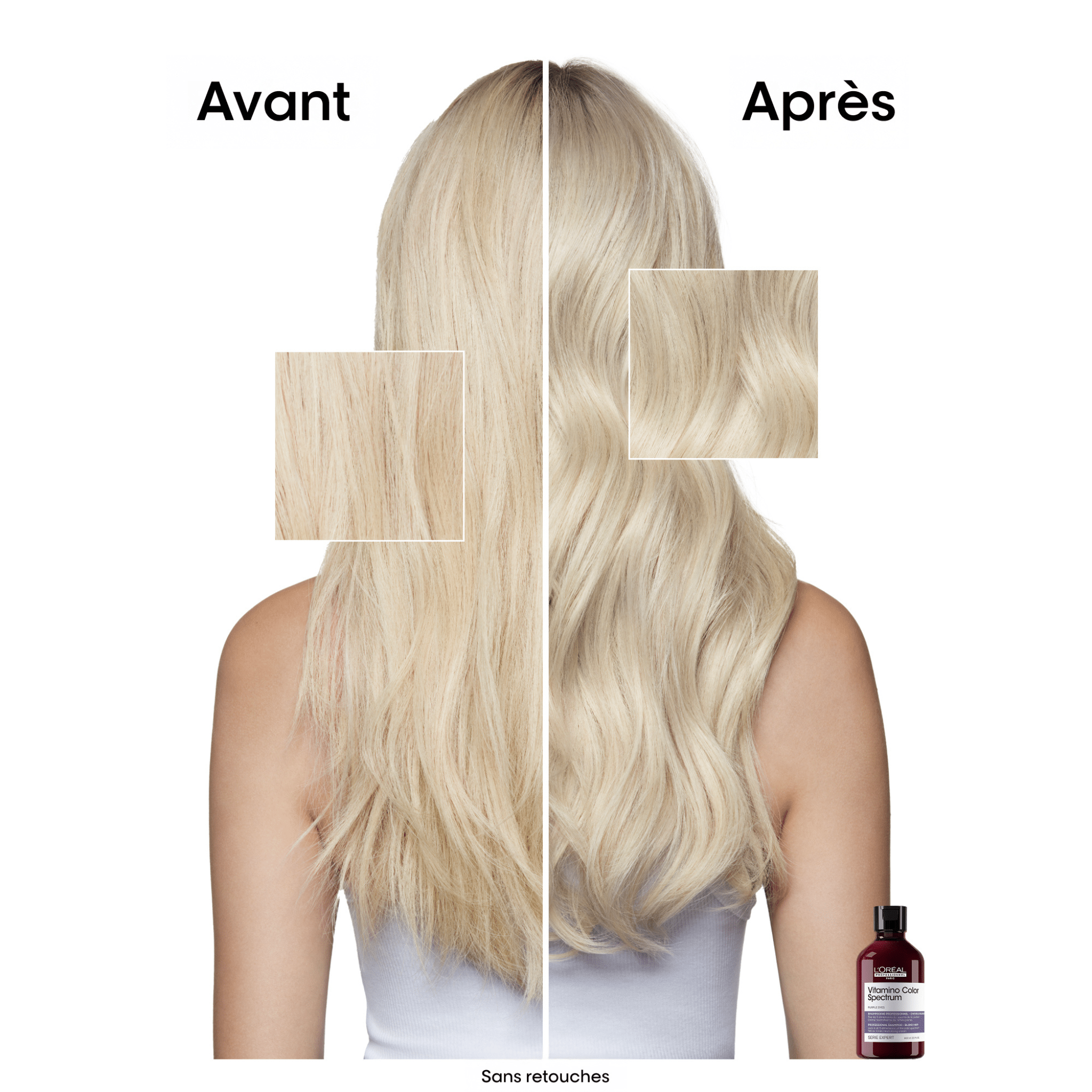 L'Oréal. Série Expert Shampoing Neutralisant Reflets Jaunes Vitamino Color Spectrum - 300 ml (Lancement 1er Mai) - Concept C. Shop