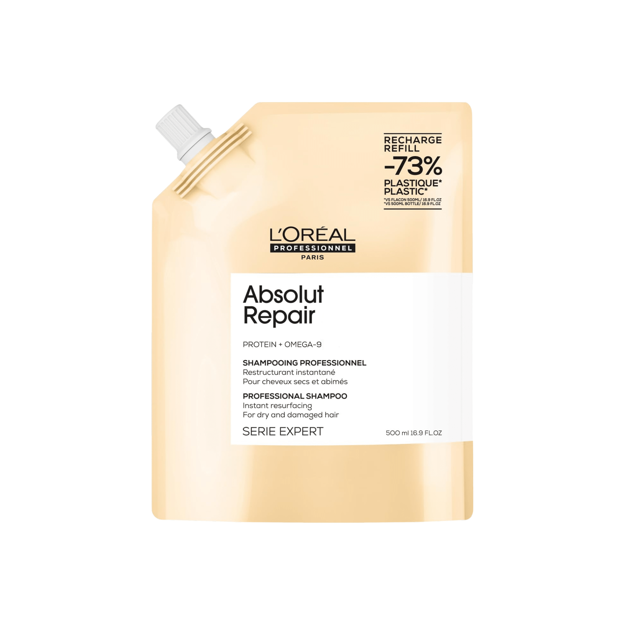 L'Oréal. Série Expert Shampoing Restructurant Absolut Repair (Recharge) - 500 ml - Concept C. Shop