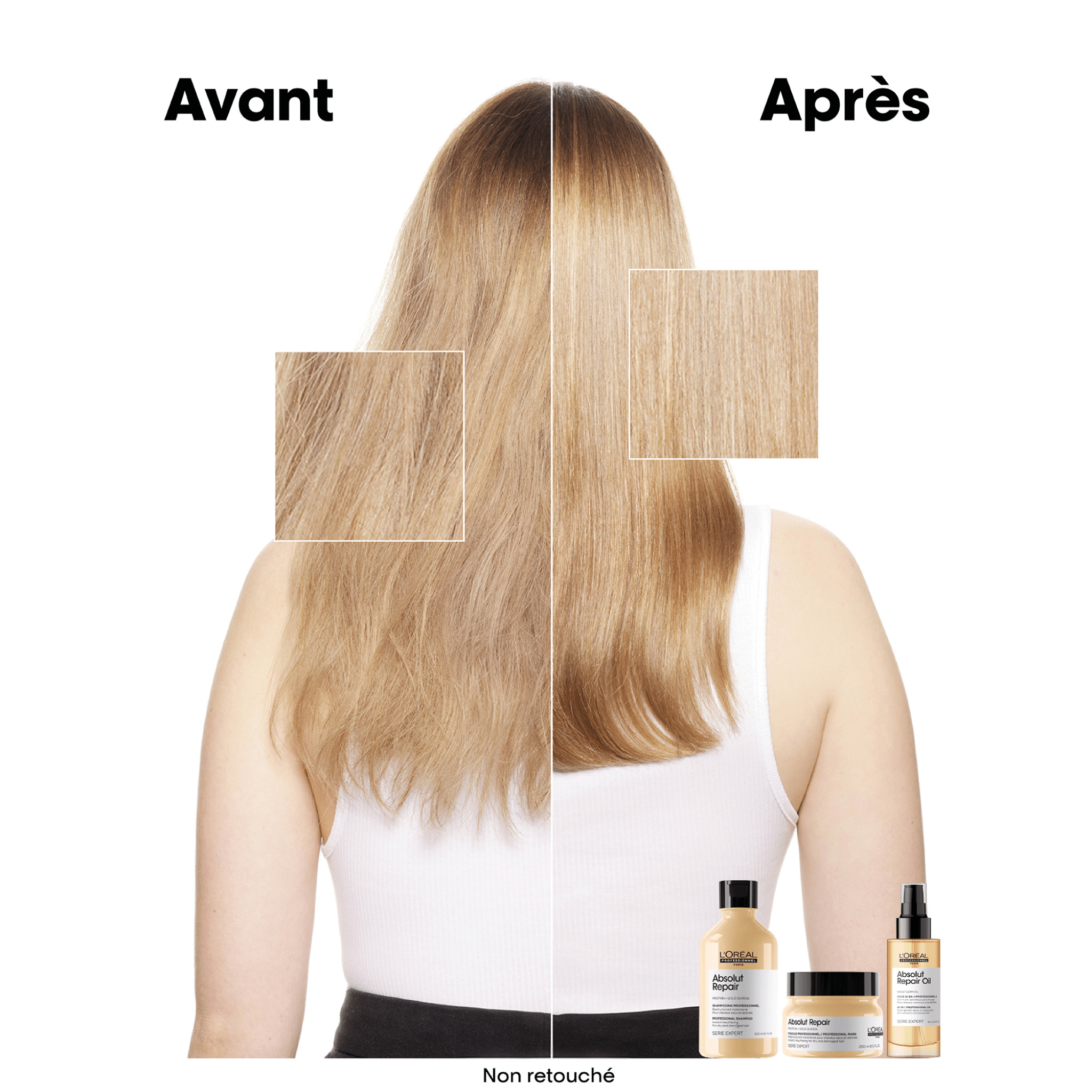 L'Oréal. Série Expert Shampoing Restructurant Absolut Repair (Recharge) - 500 ml - Concept C. Shop