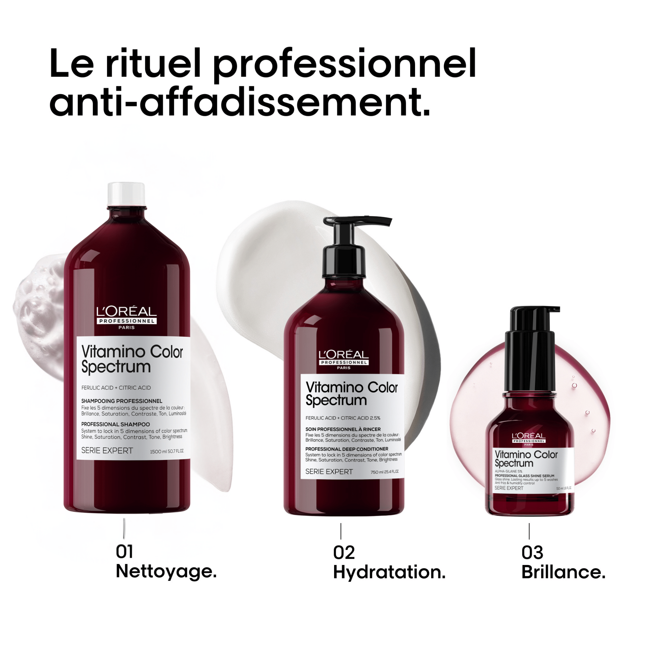 L'Oréal. Série Expert Shampoing Vitamino Color Spectrum - 1500 ml (Lancement 1er Mai) - Concept C. Shop