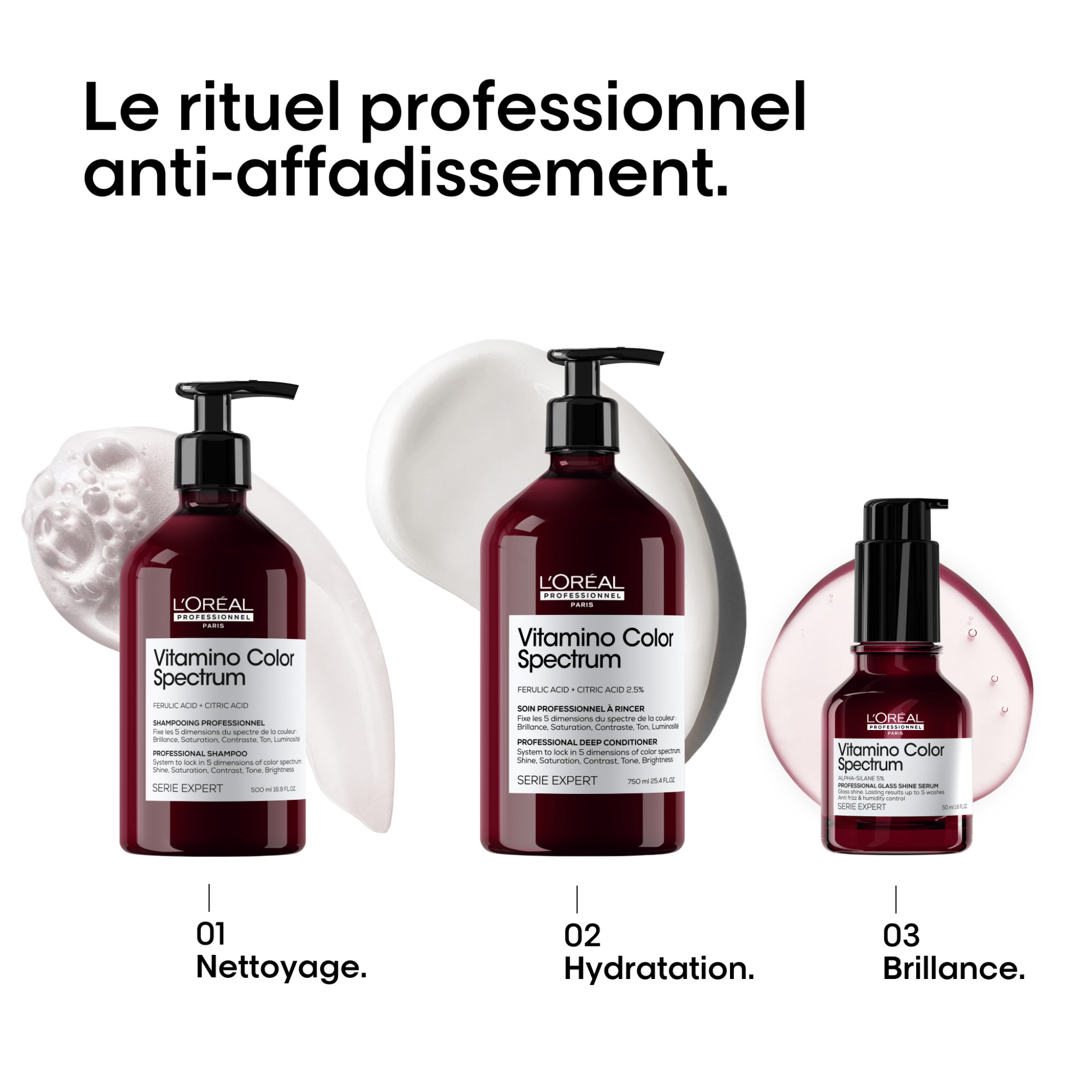 L'Oréal. Série Expert Shampoing Vitamino Color Spectrum - 500 ml (Lancement 1er Mai) - Concept C. Shop