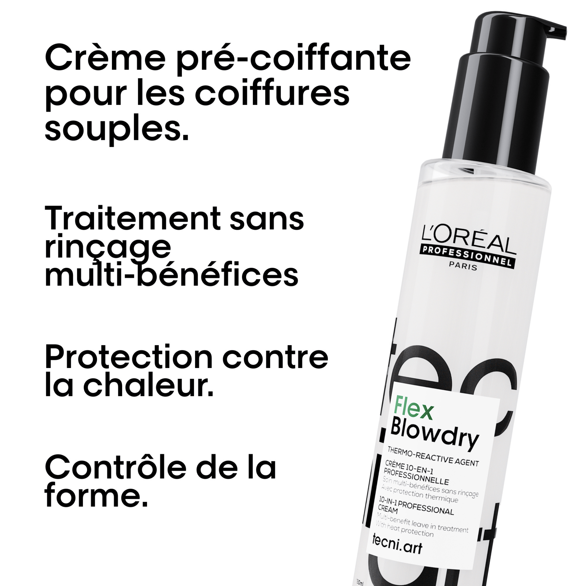 L'Oréal. Tecni.Art Flex Crème Blowdry Fluidifier - 150 ml - Concept C. Shop