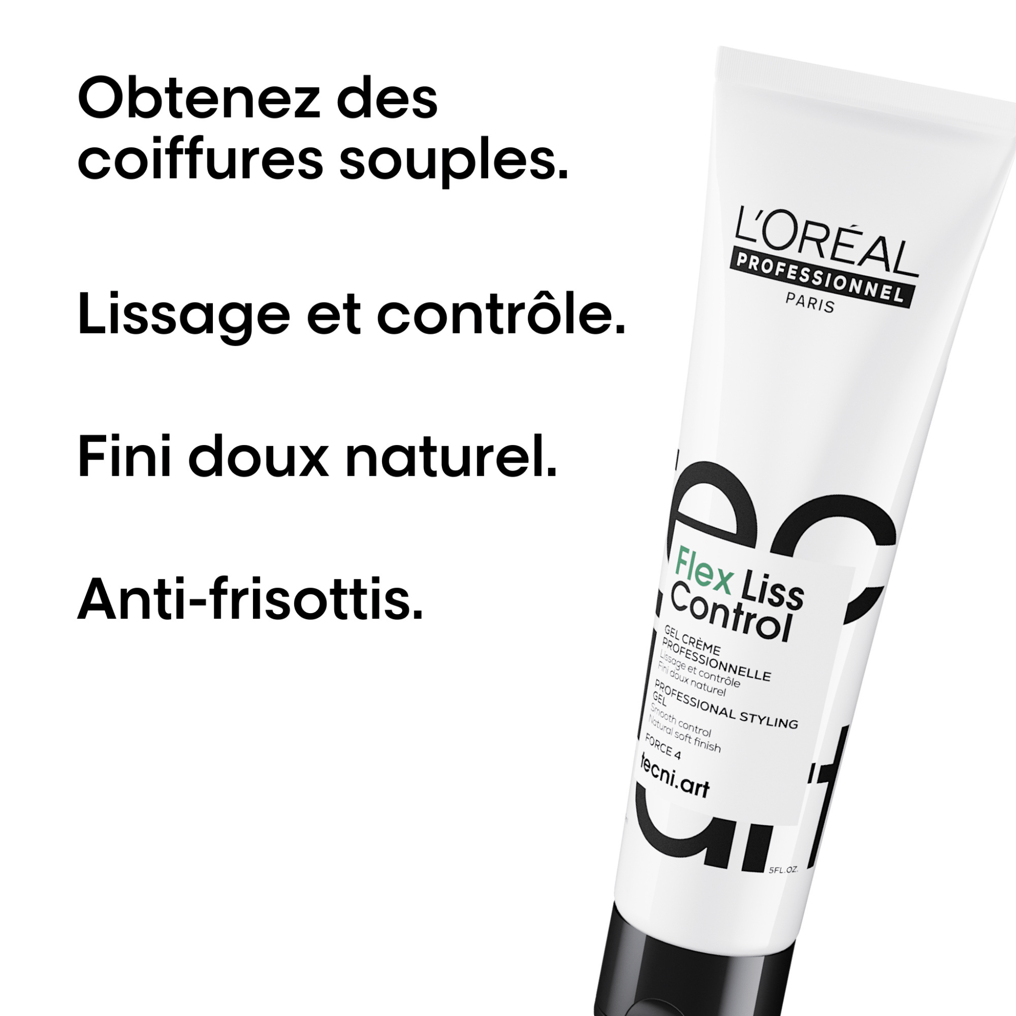 L'Oréal. Tecni.Art Flex Gel - Crème Lissant Liss Control - 150 ml - Concept C. Shop