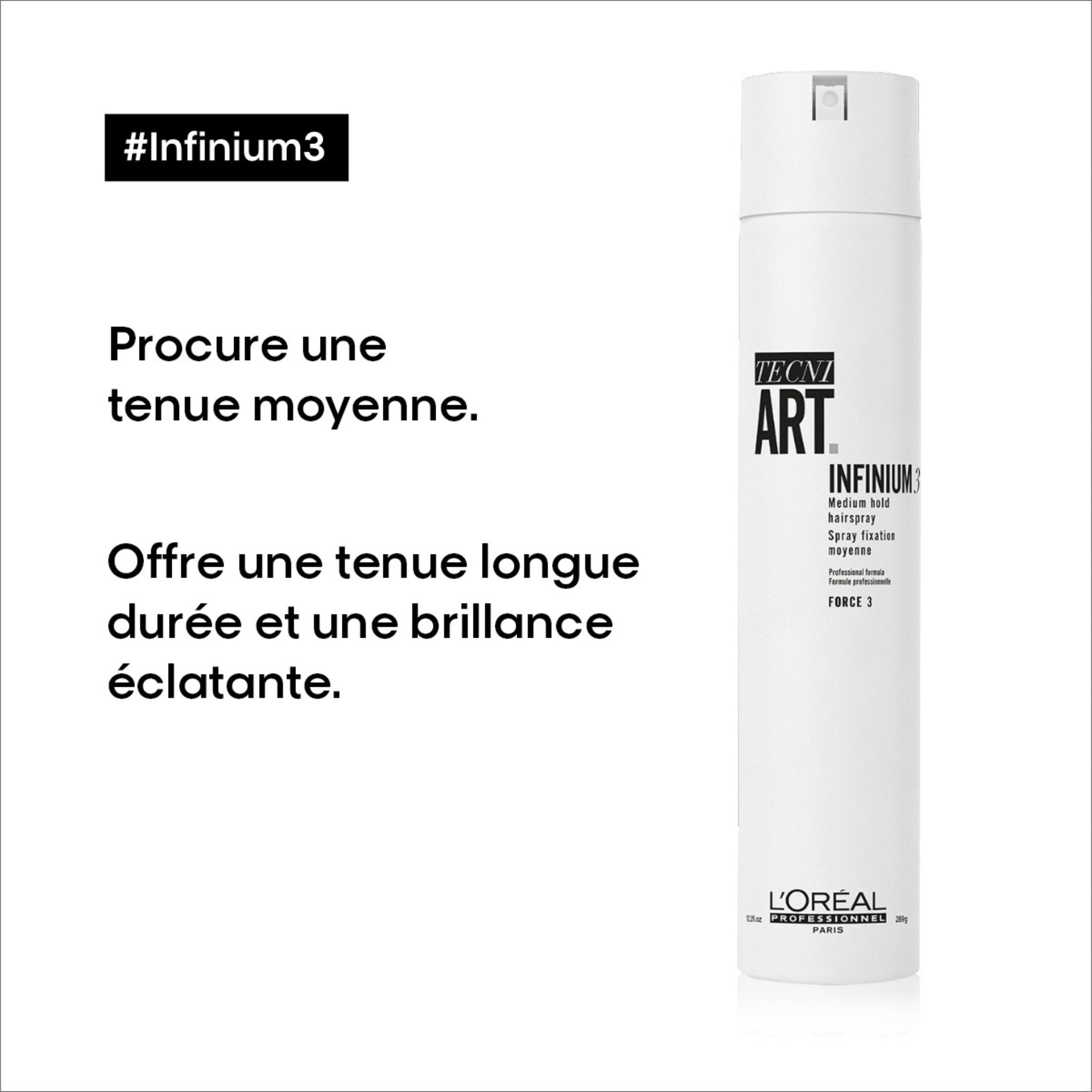 L'Oréal. Tecni.Art Laque Tenue Moyenne Infinium 3 - 289g Septembre 2024 - Concept C. Shop