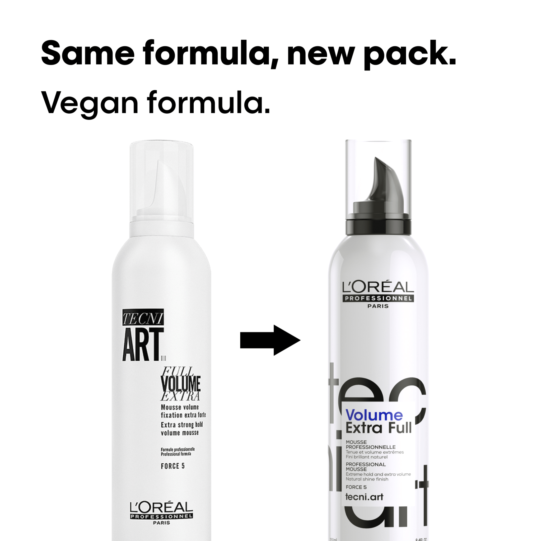 L'Oréal. Tecni.Art Mousse Volume Extra Full - 250 ml - Concept C. Shop