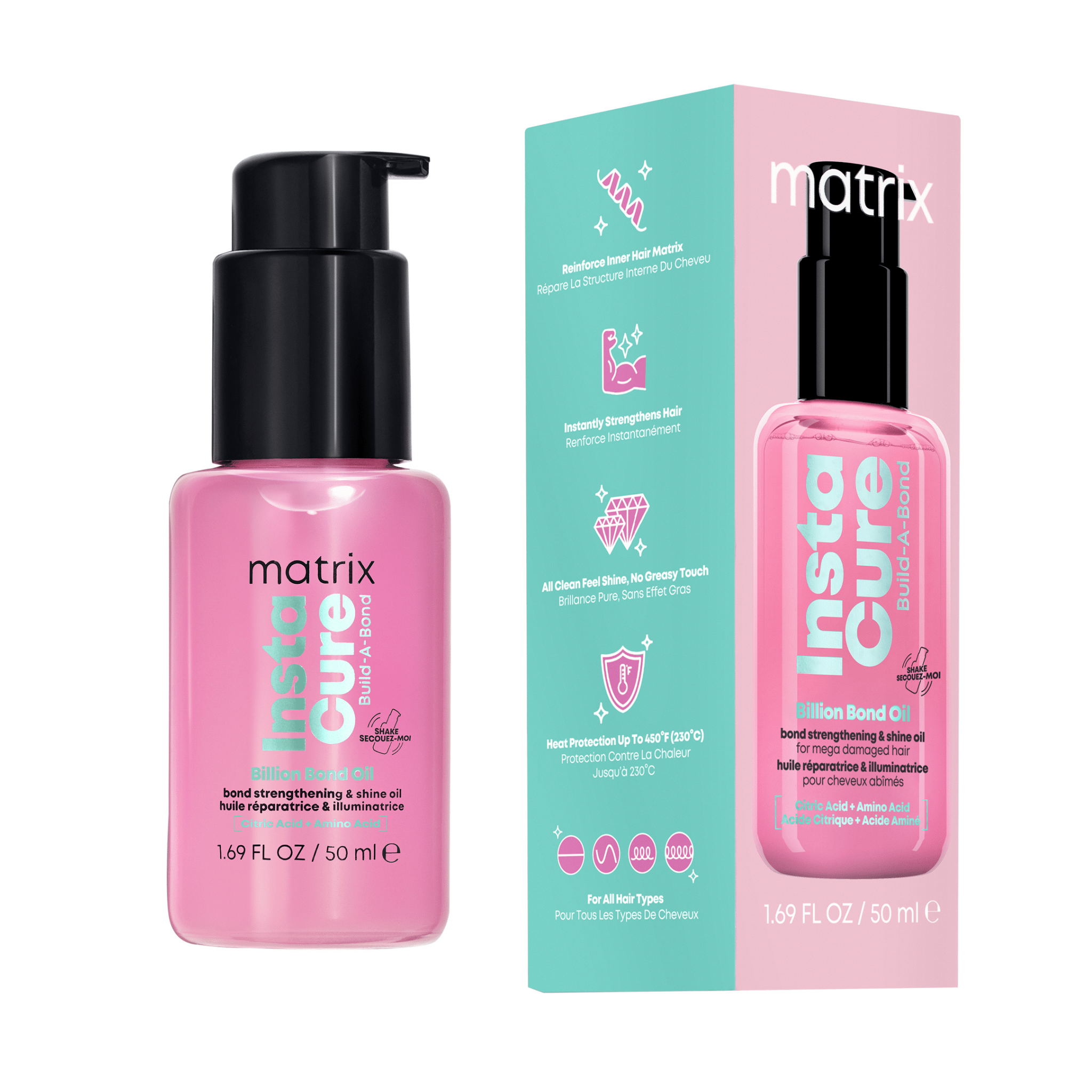 Matrix. Huile Réparatrice & Illuminatrice Billion Bond Instacure Build - A - Bond - 50 ml - Concept C. Shop