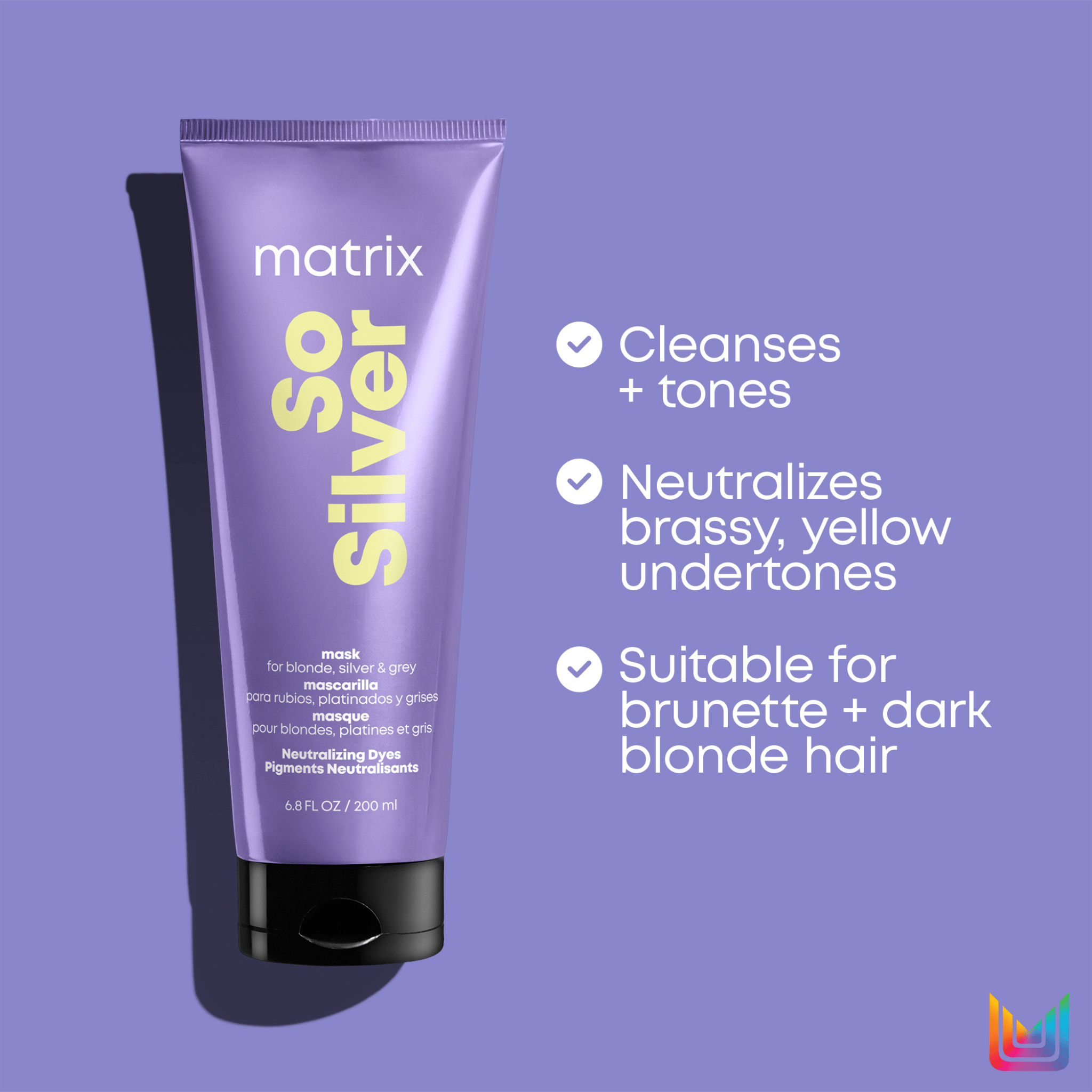 Matrix. Masque So Silver Color Obsessed - 200 ml - Concept C. Shop