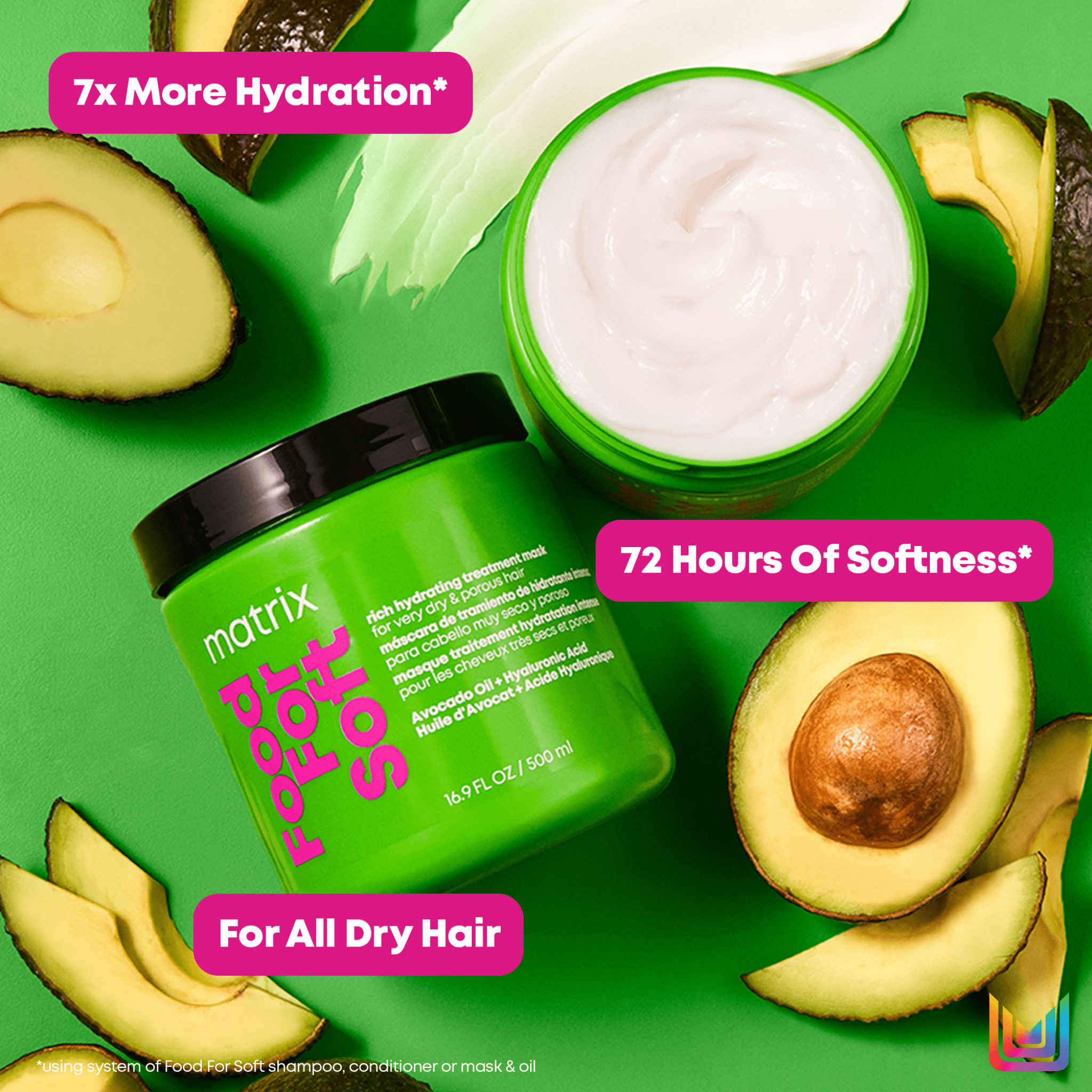 Matrix. Masque Traitement Hydratation Intense Food For Soft - 500 ml - Concept C. Shop