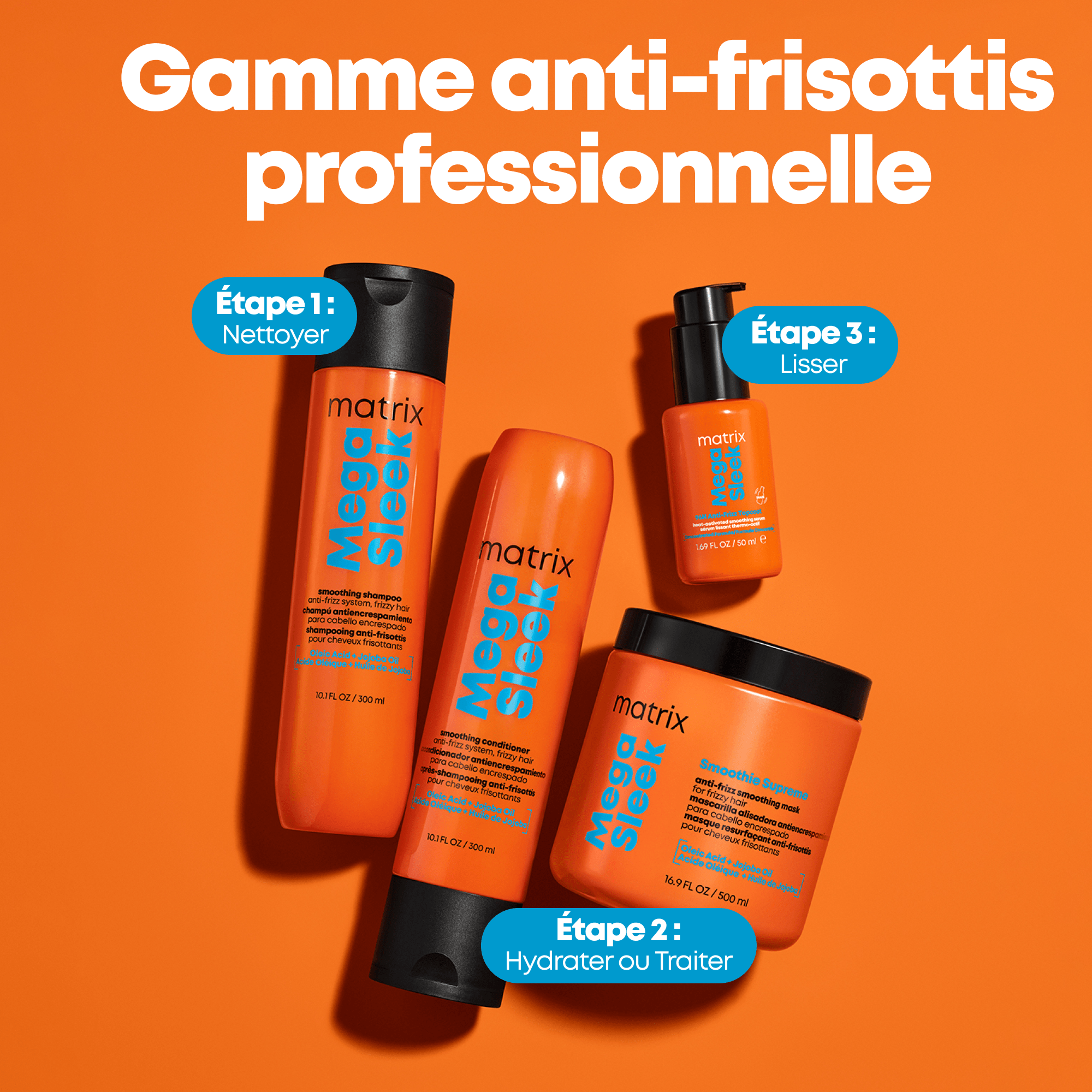 Matrix. Revitalisant Anti - Frisottis Mega Sleek - 300 ml - Concept C. Shop