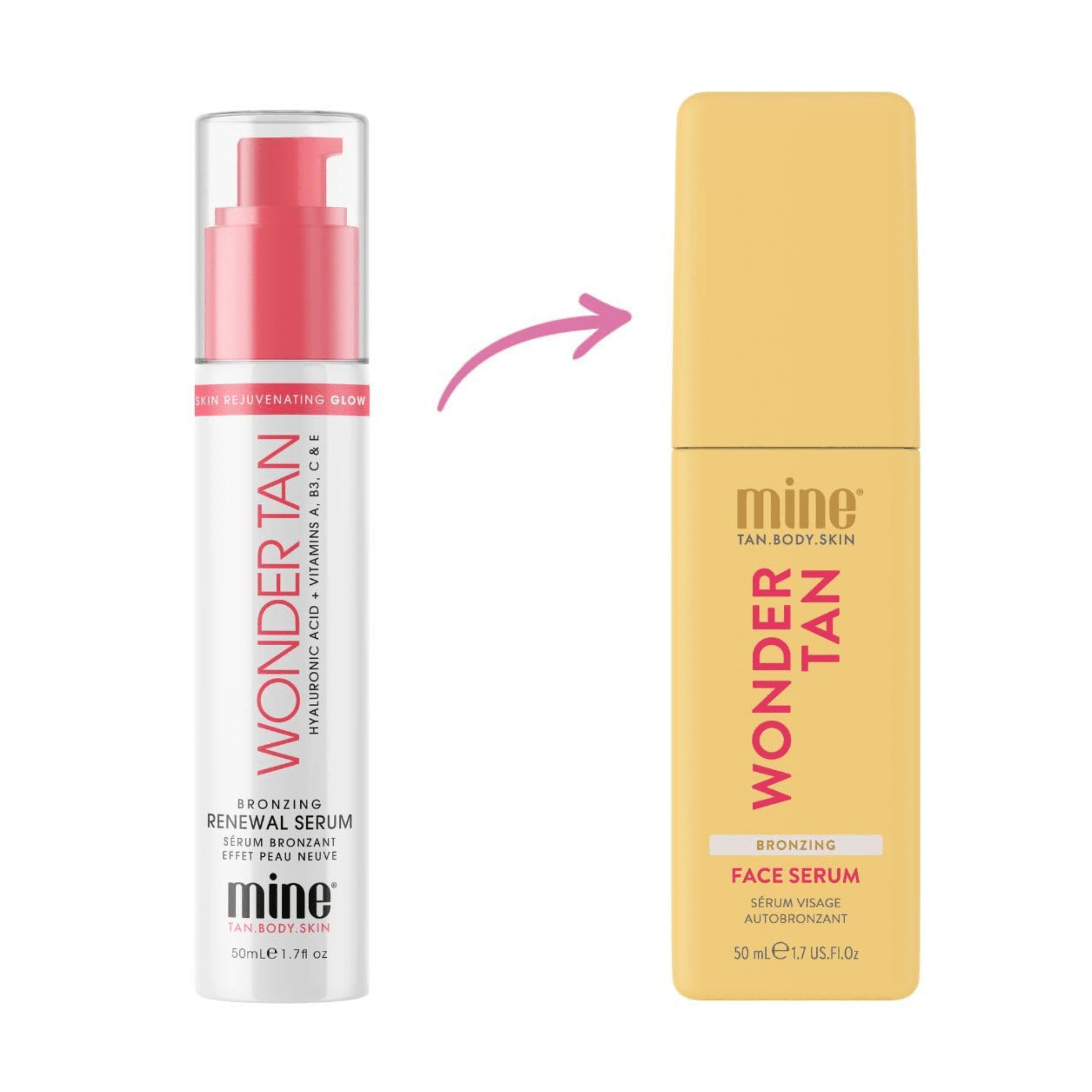 Minetan. Sérum Visage Autobronzant Wonder Tan - 70 ml - Concept C. Shop