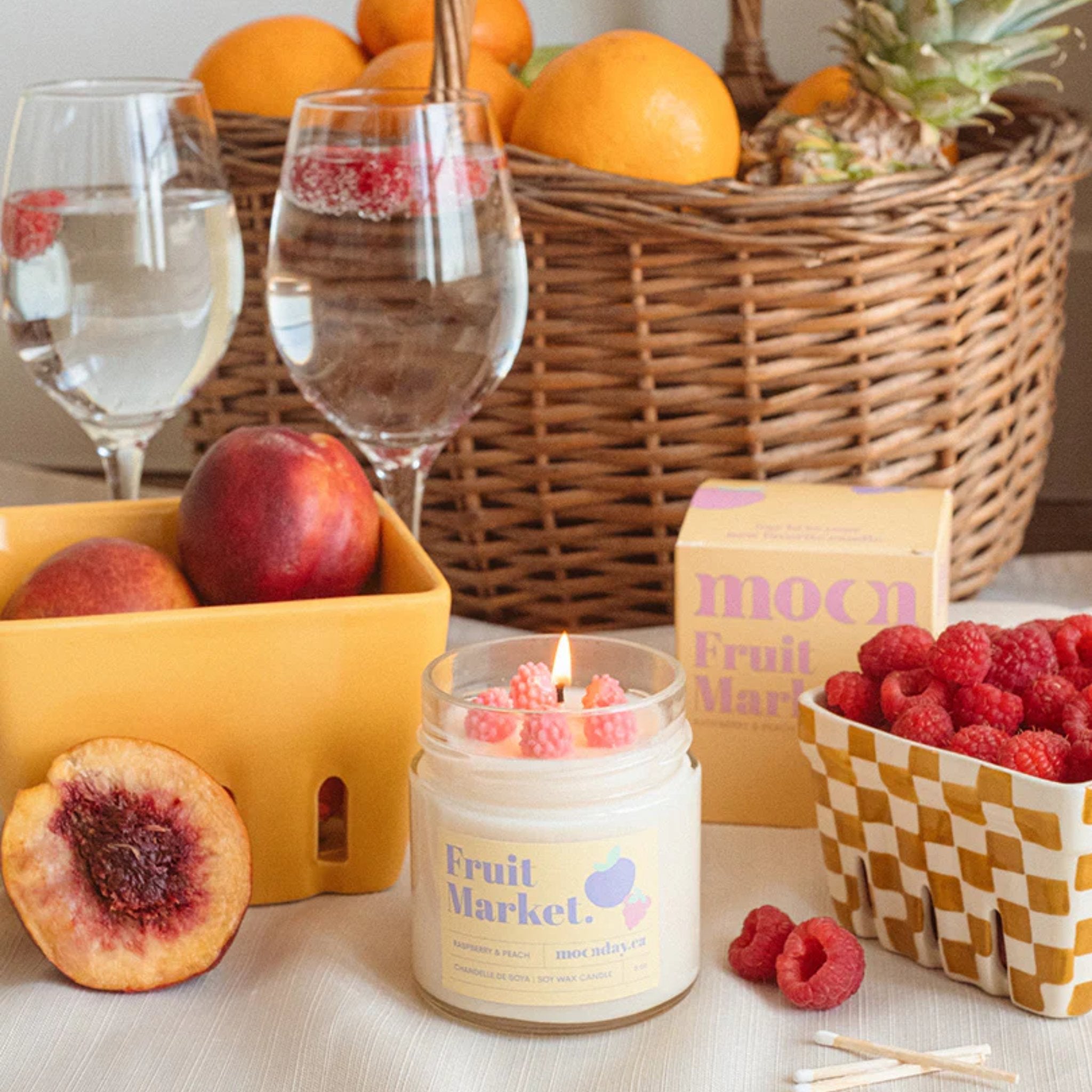 Moonday. Chandelle de Soya Fruit Market - 190g / 45H - Concept C. Shop