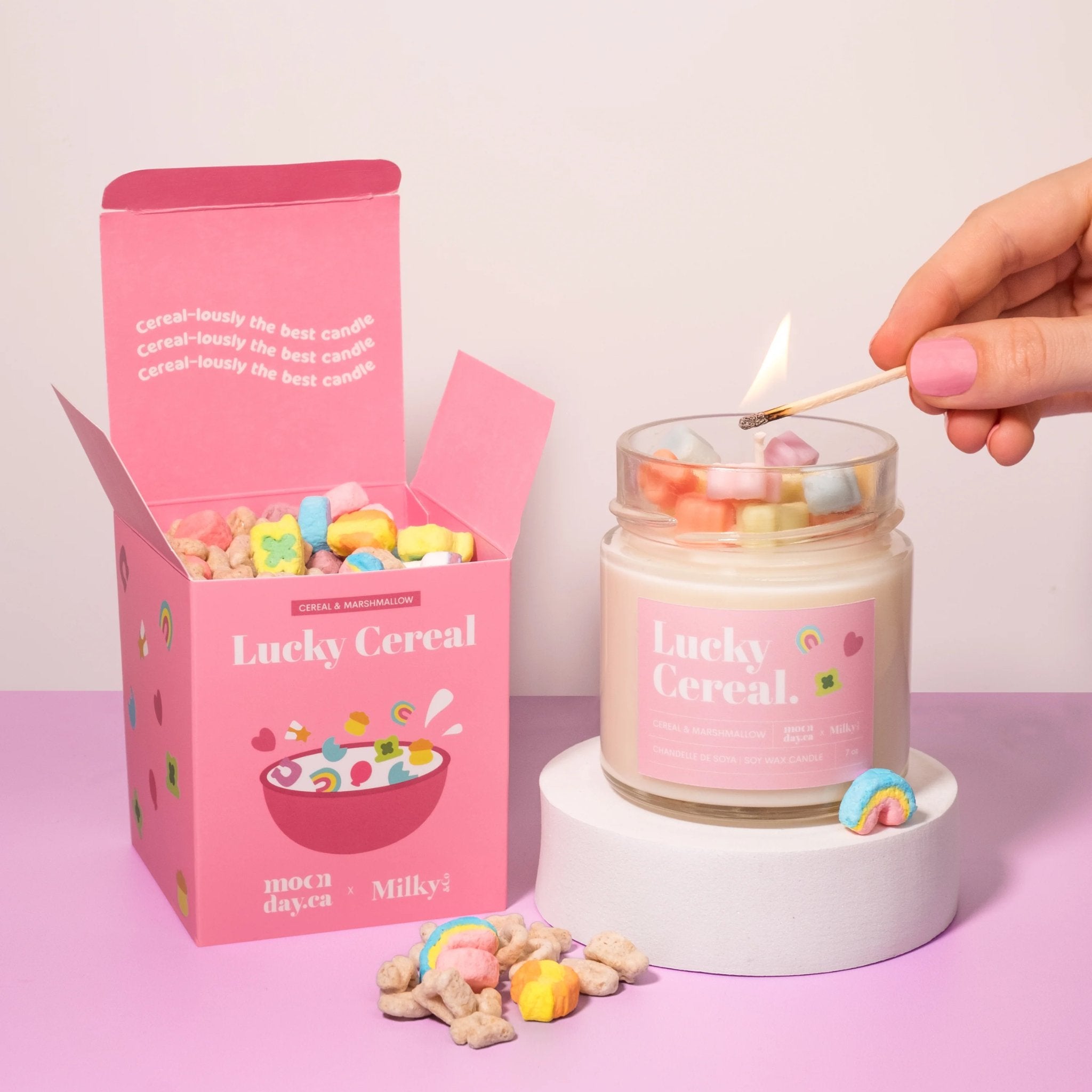 Moonday. Chandelle de Soya Lucky Cereal - 190g / 45H - Concept C. Shop