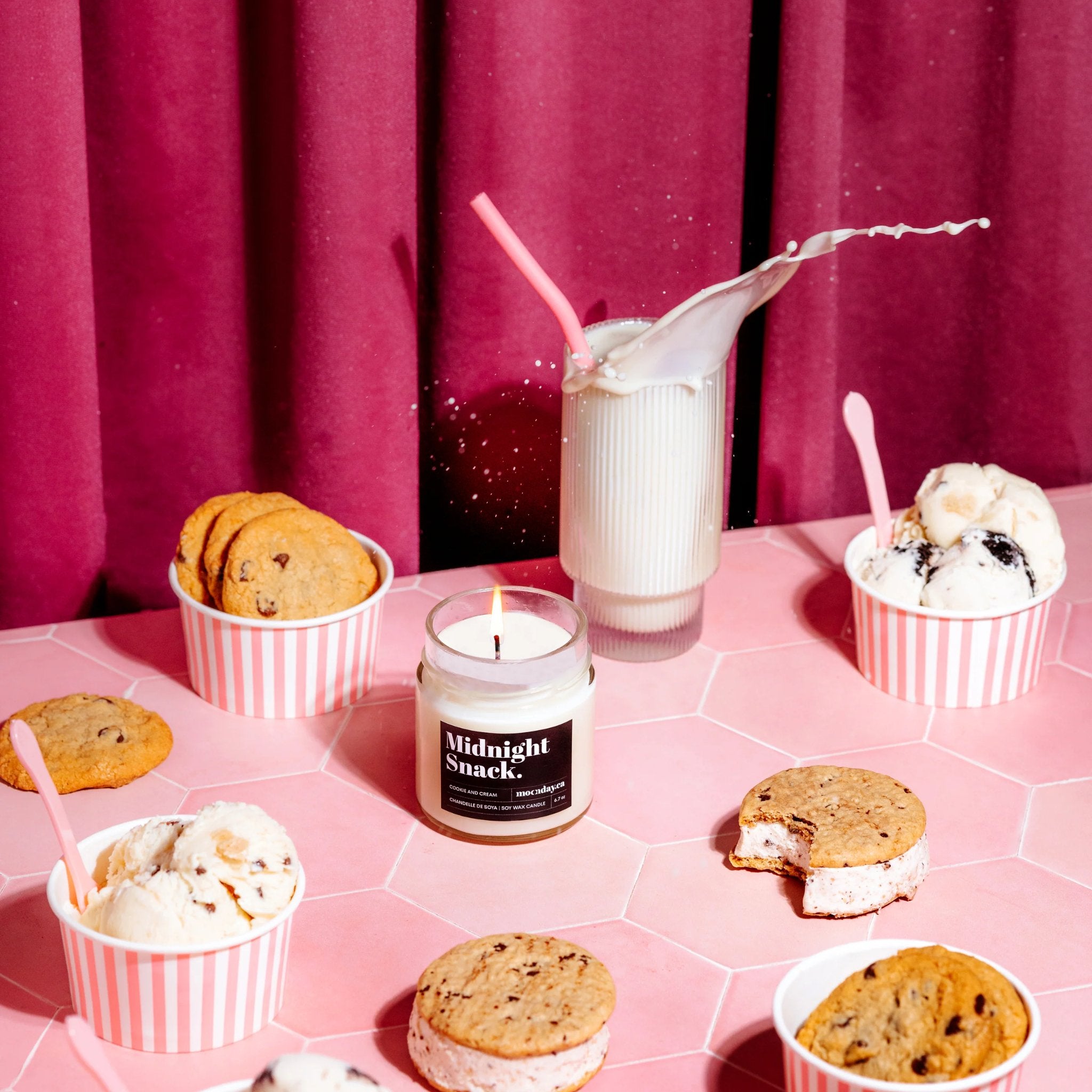 Moonday. Chandelle de Soya Midnight Snack - 190g / 45H - Concept C. Shop