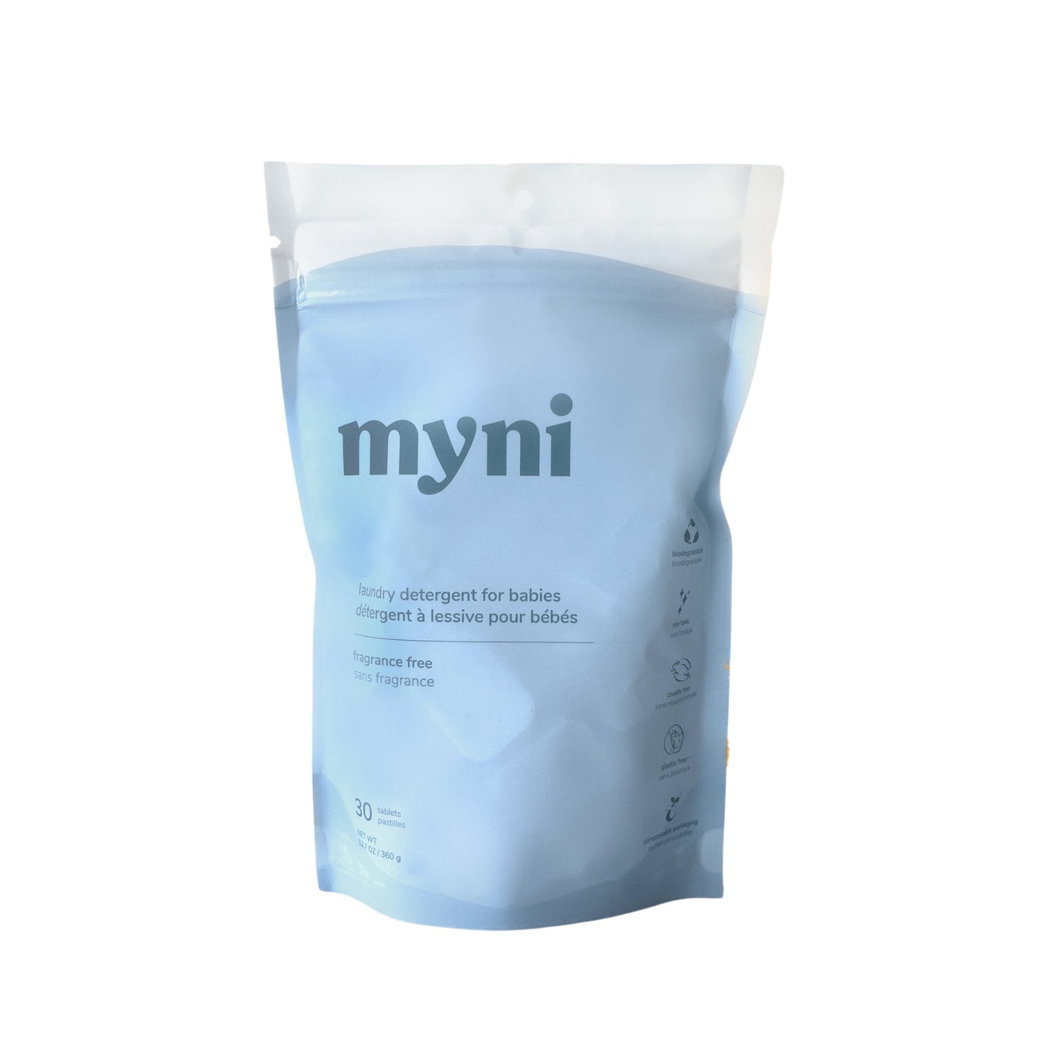 Myni. Détergent à Lessive pour Bébé - 30 Pastilles - Sans Fragrance - Concept C. Shop