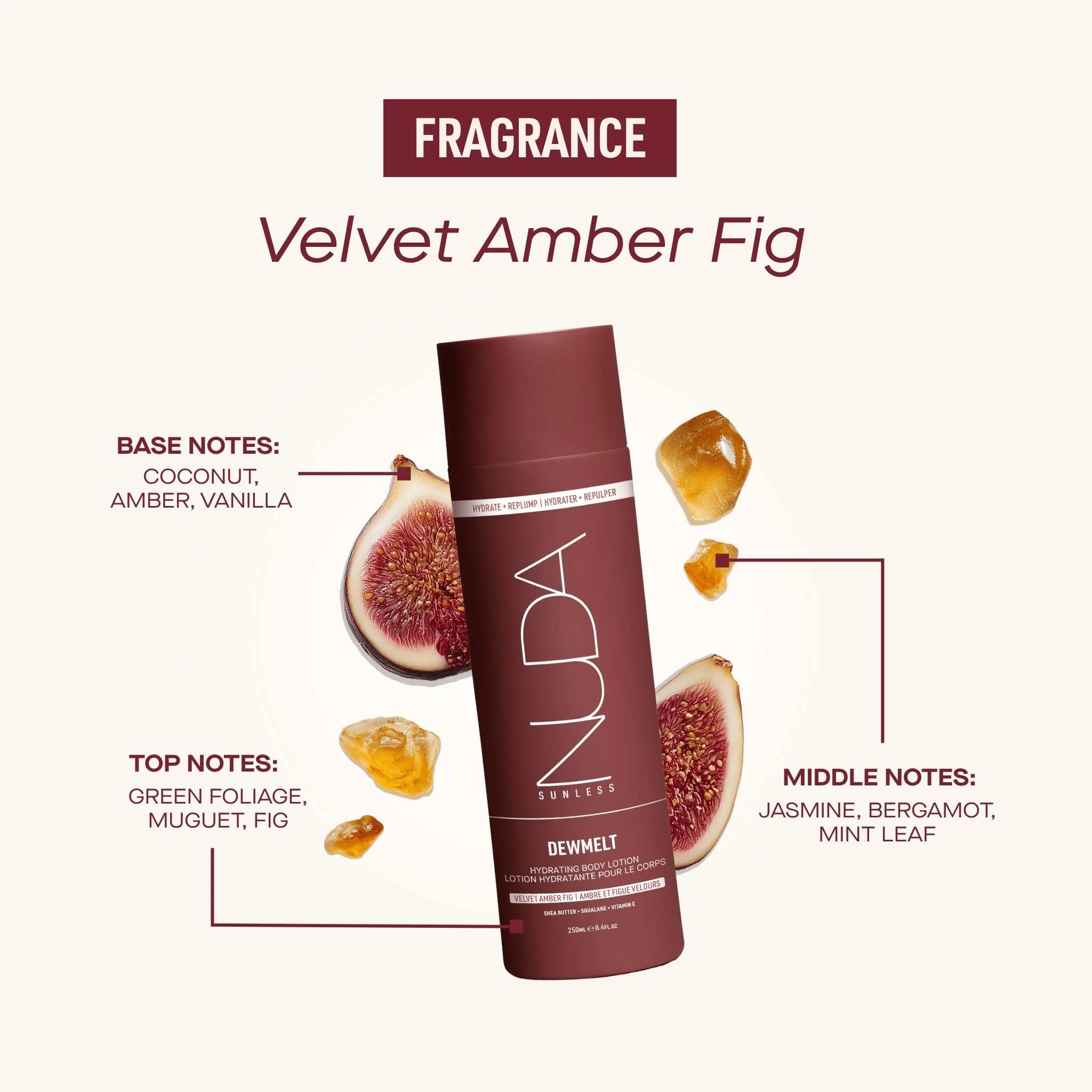 Nuda. Lotion Hydratante pour le Corps DewMelt - 250 ml - Concept C. Shop