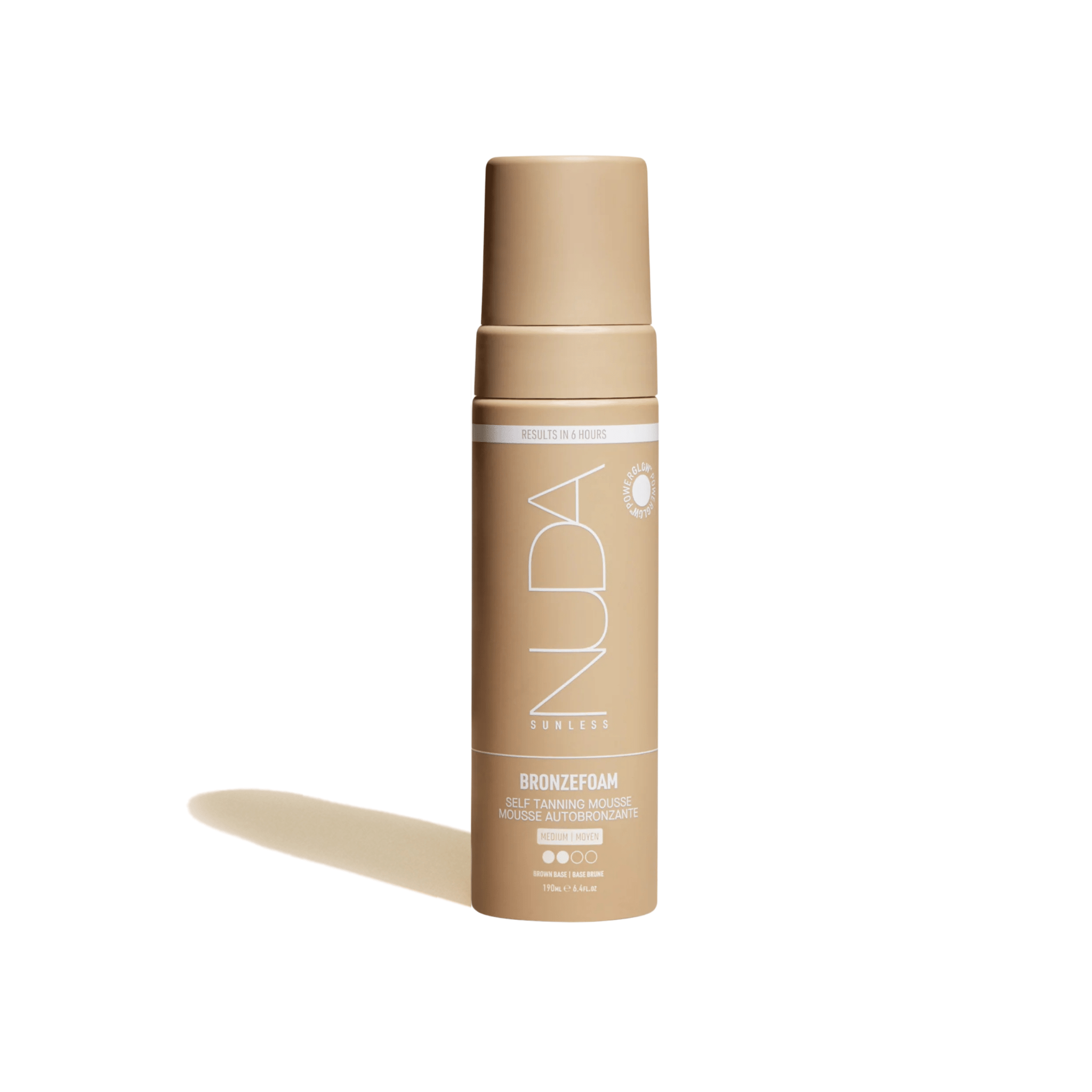 Nuda. Mousse Autobronzante Bronzefoam - Moyen - 190 ml - Concept C. Shop