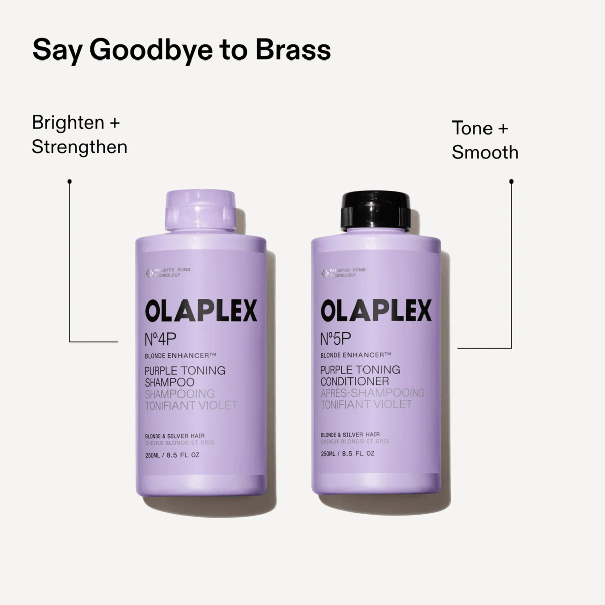 Olaplex. Shampoing Tonifiant Violet No. 4P - 1000 ml - Concept C. Shop
