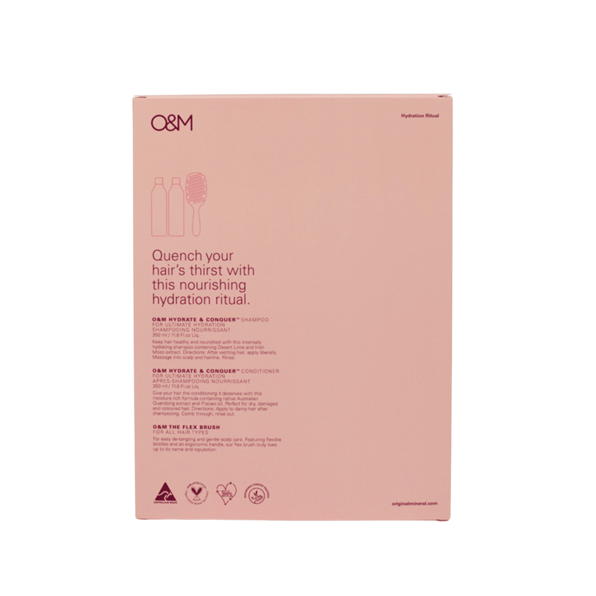 O&M. Coffret Des Fêtes - Rituel D'Hydratation - Concept C. Shop