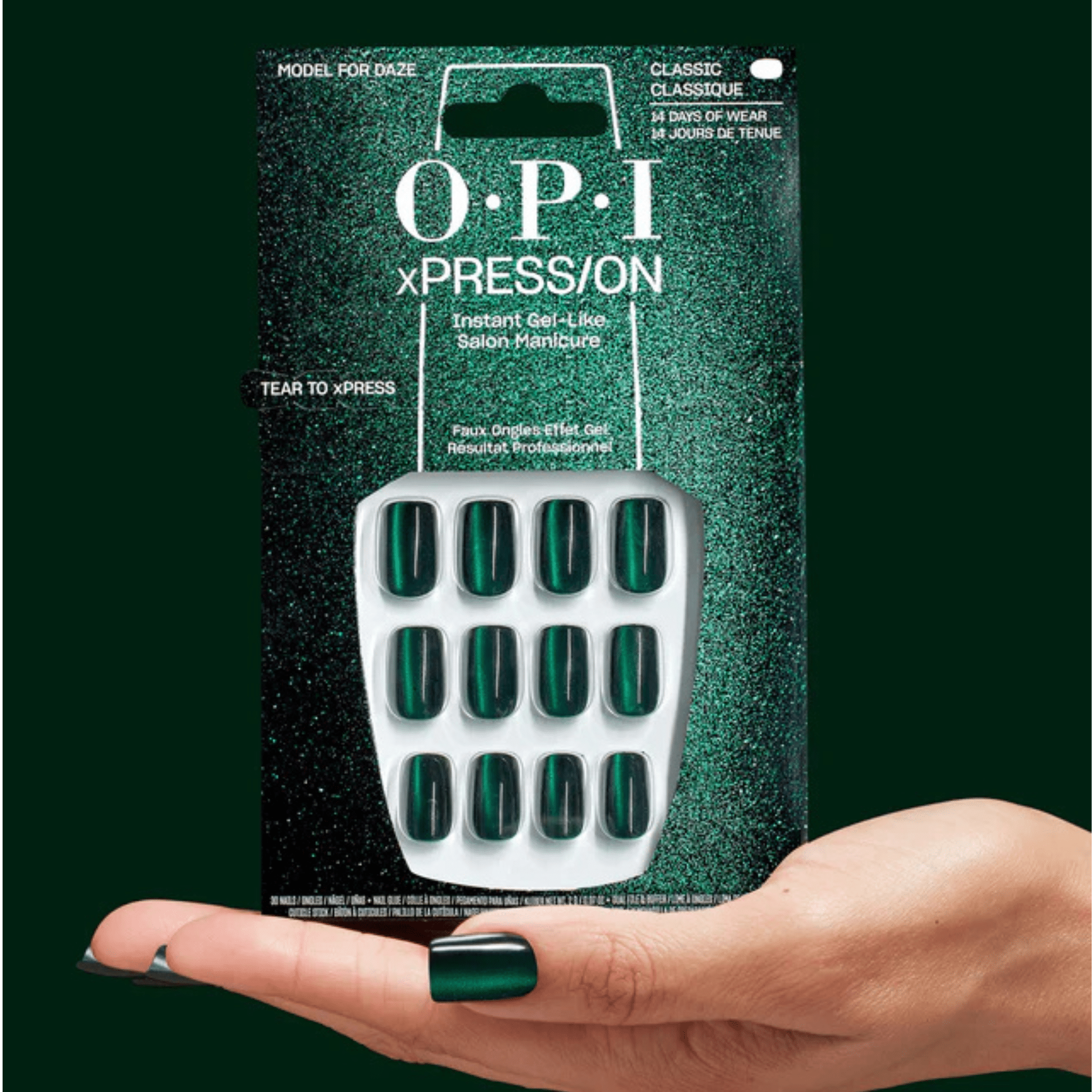 OPI. Ensemble Ongles Classiques xPRESS/ON - Model For Daze - Concept C. Shop
