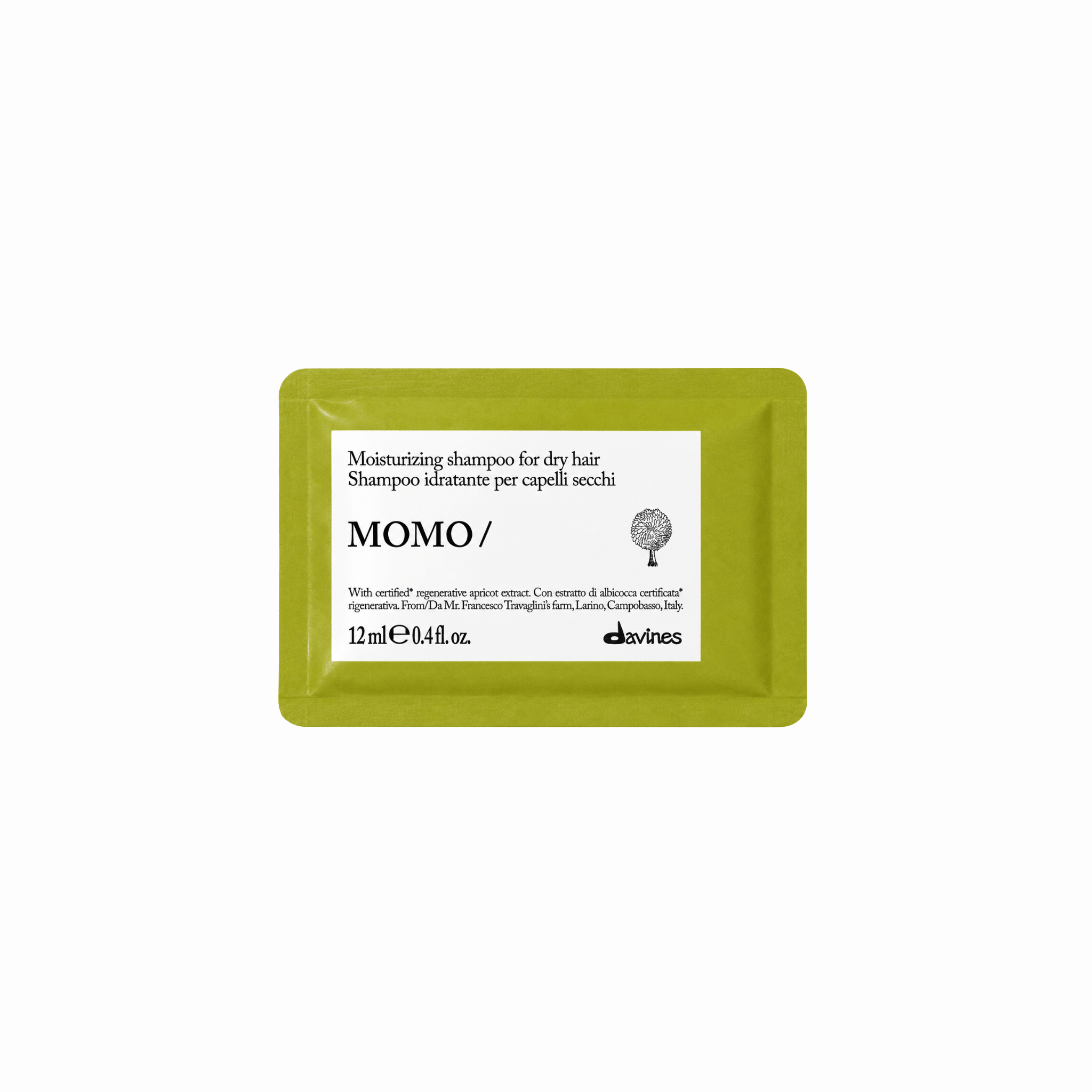 Prime avec Achat - Davines. Shampoing Hydratant Cheveux Secs MOMO - 12 ml - Concept C. Shop