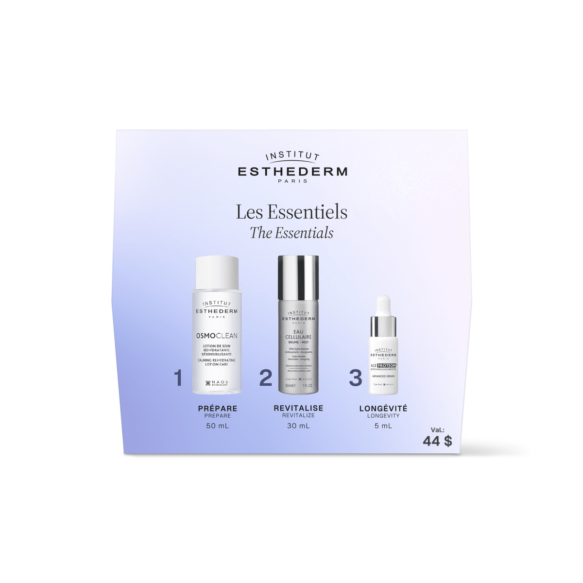 Prime avec Achat - Esthederm. Trousse Les Essentiels - Concept C. Shop