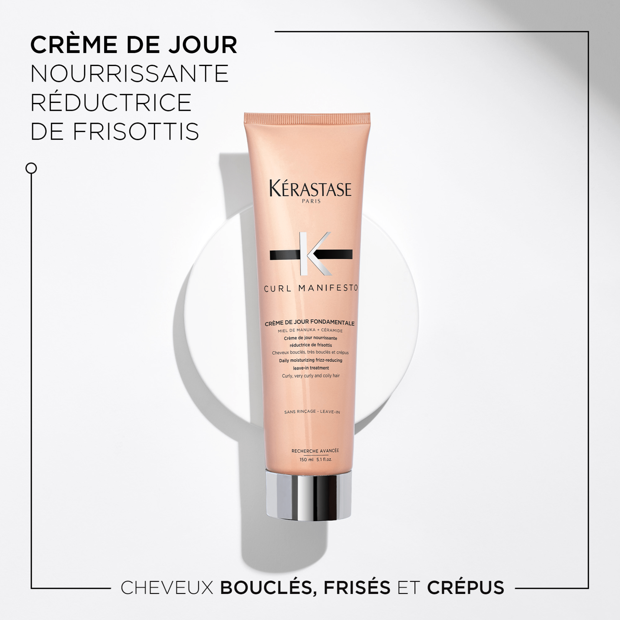 Prime avec Achat - Kérastase. Curl Manifesto Crème de Jour Fondamentale - 30 ml - Concept C. Shop