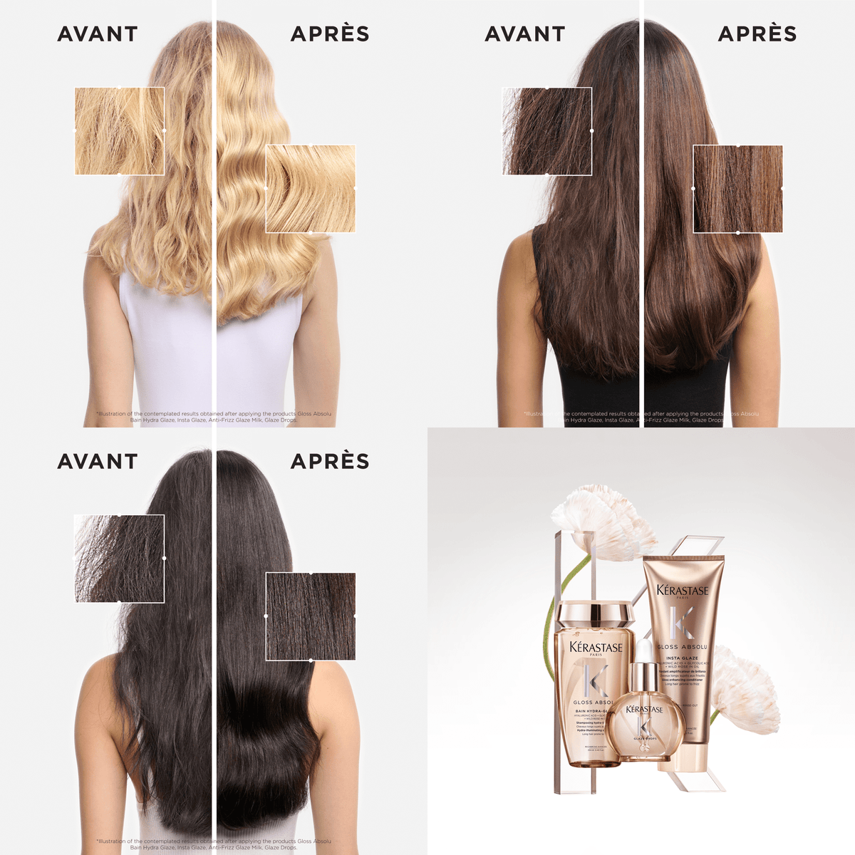 Prime avec Achat - Kérastase. Gloss Absolu Revitalisant Fondant Insta Glaze - 10 ml - Concept C. Shop