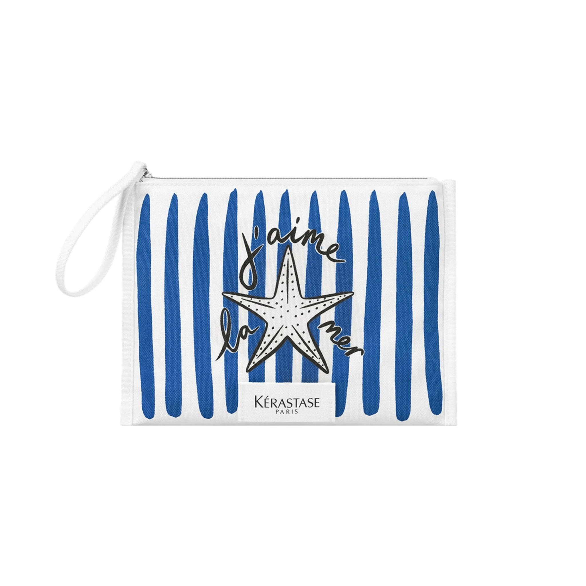Prime avec Achat - Kérastase. Pochette J'Aime La Mer - Bleu - Concept C. Shop