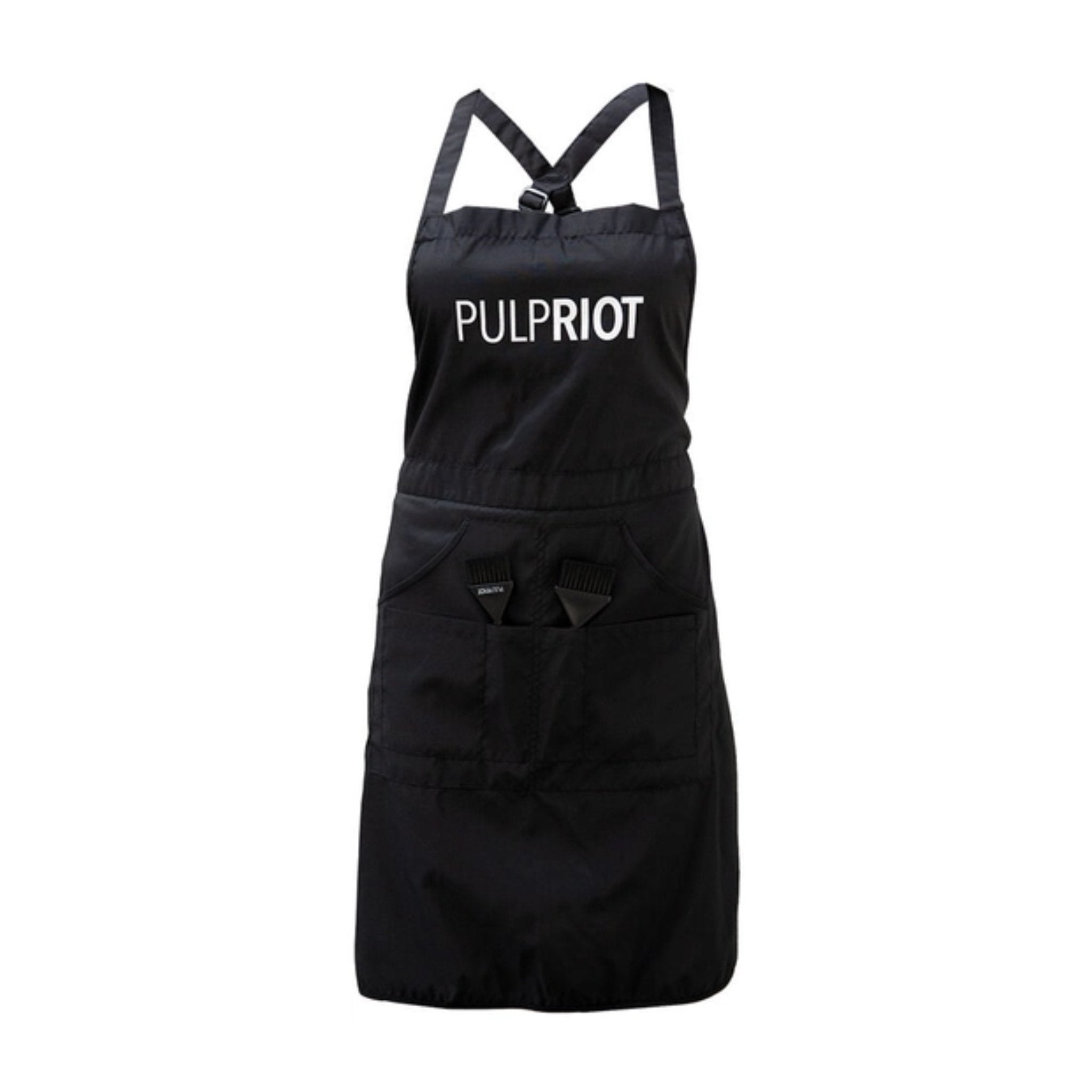 Pulp Riot. Tablier Croisé dans le Dos - Noir - Concept C. Shop