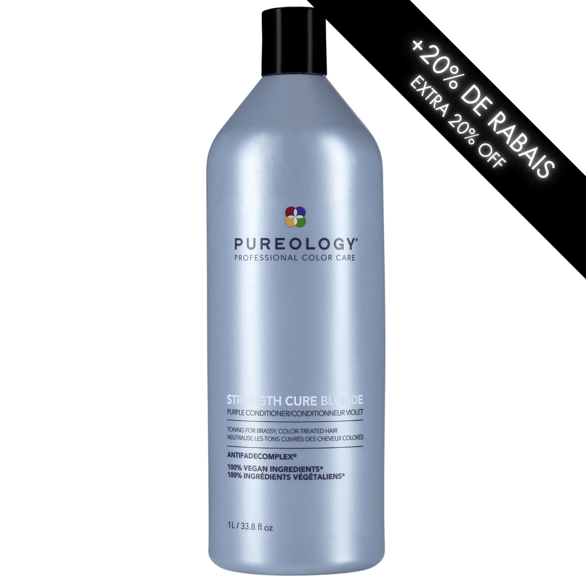 Pureology. Revitalisant Violet Strength Cure Blonde - 1000 ml - Concept C. Shop
