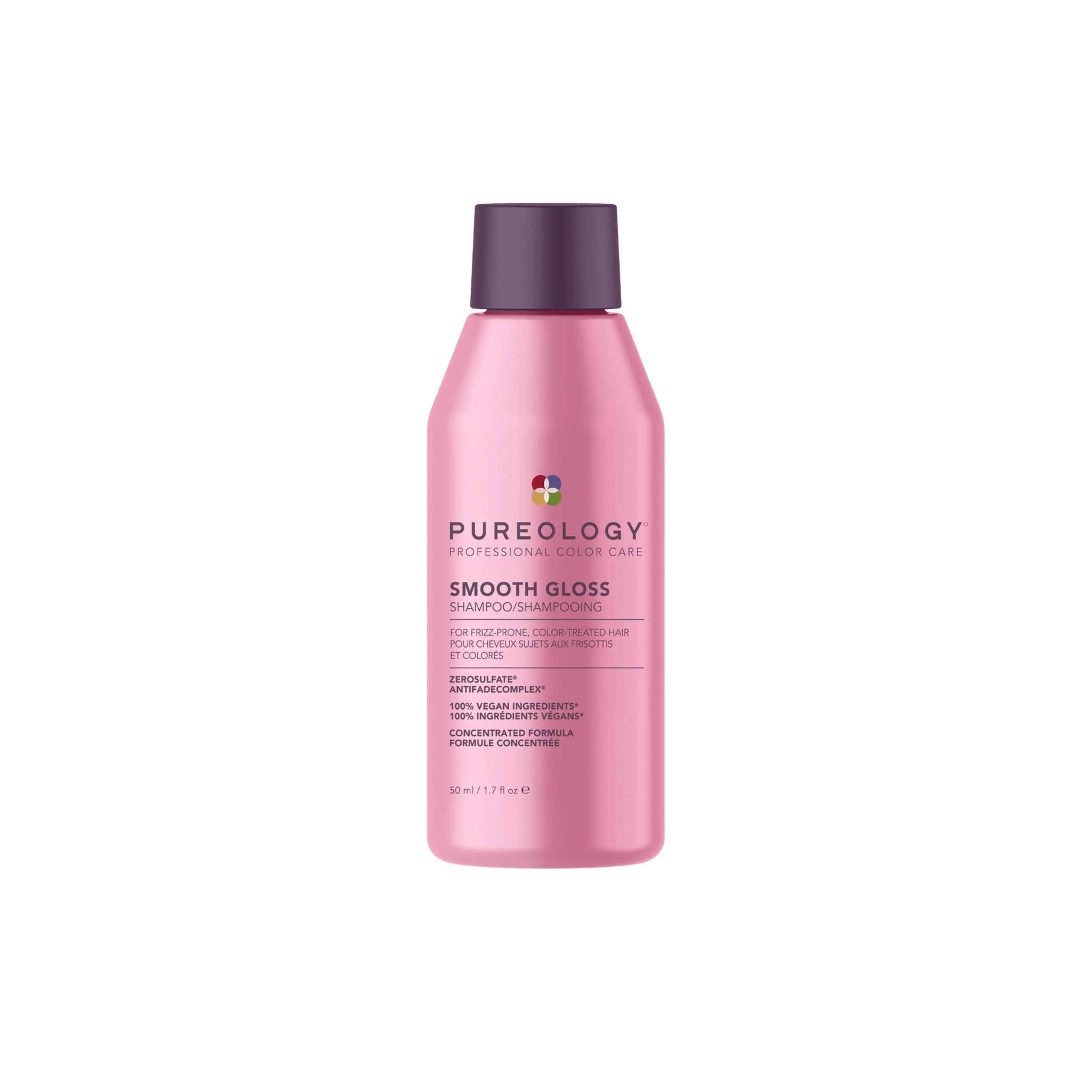 Pureology. Shampoing Anti - Frisottis Smooth Gloss - 50 ml - Concept C. Shop