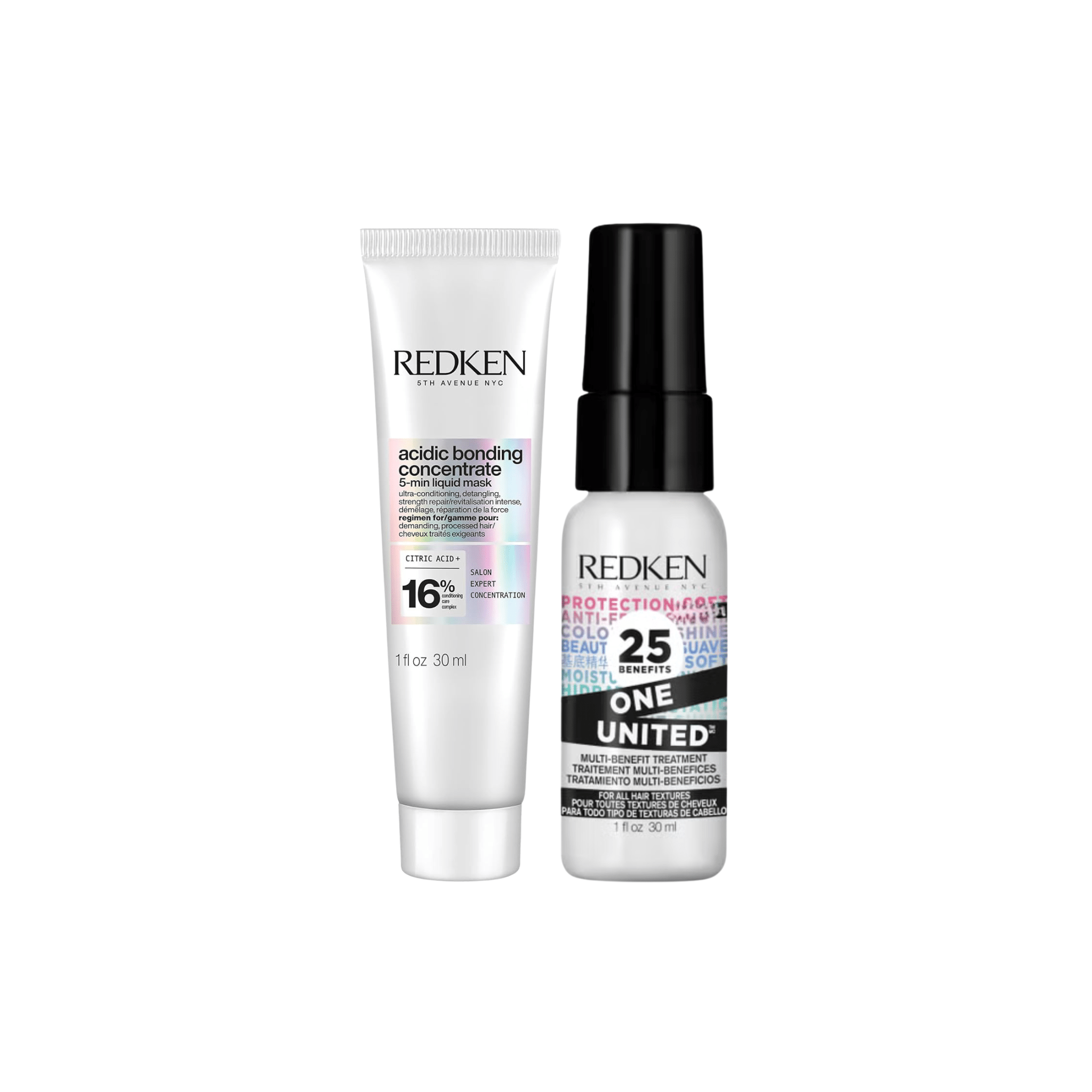 Redken. Mini Acidic Bonding Concentrate 5 Minute Mask and Mini One Uni Redken. Mini Acidic Bonding Concentrate 5 Minute Mask and Mini One Uni