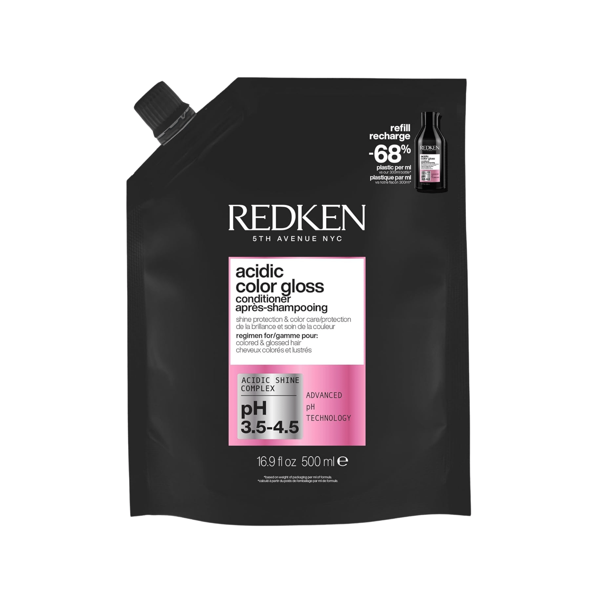 Redken. Recharge Revitalisant Acidic Color Gloss - 500 ml - Concept C. Shop