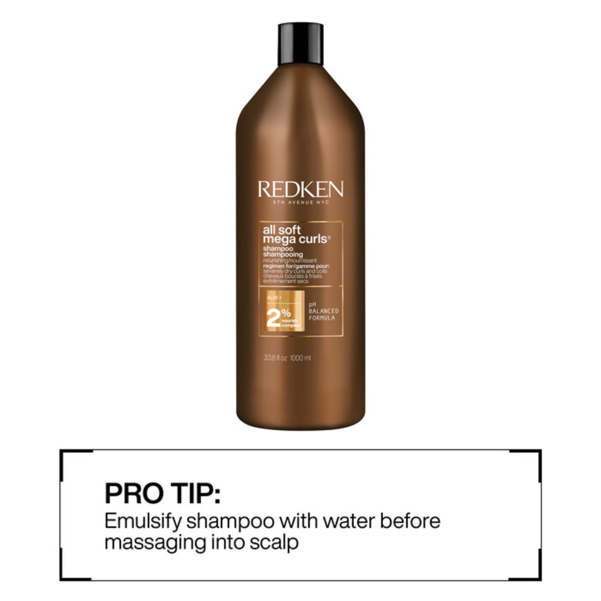 Redken. Shampoing All Soft Mega Curls - 1000 ml - Concept C. Shop