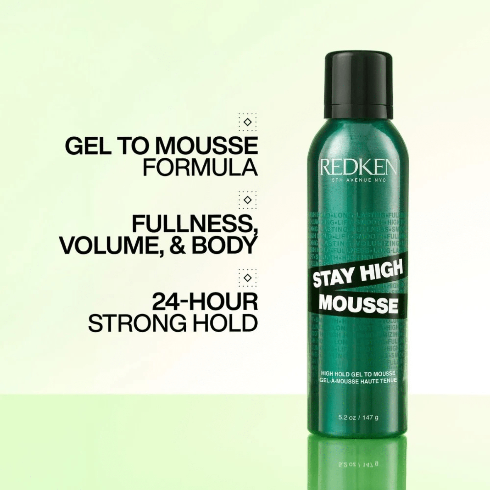 Redken. Stay High Mousse - 147 g - Concept C. Shop