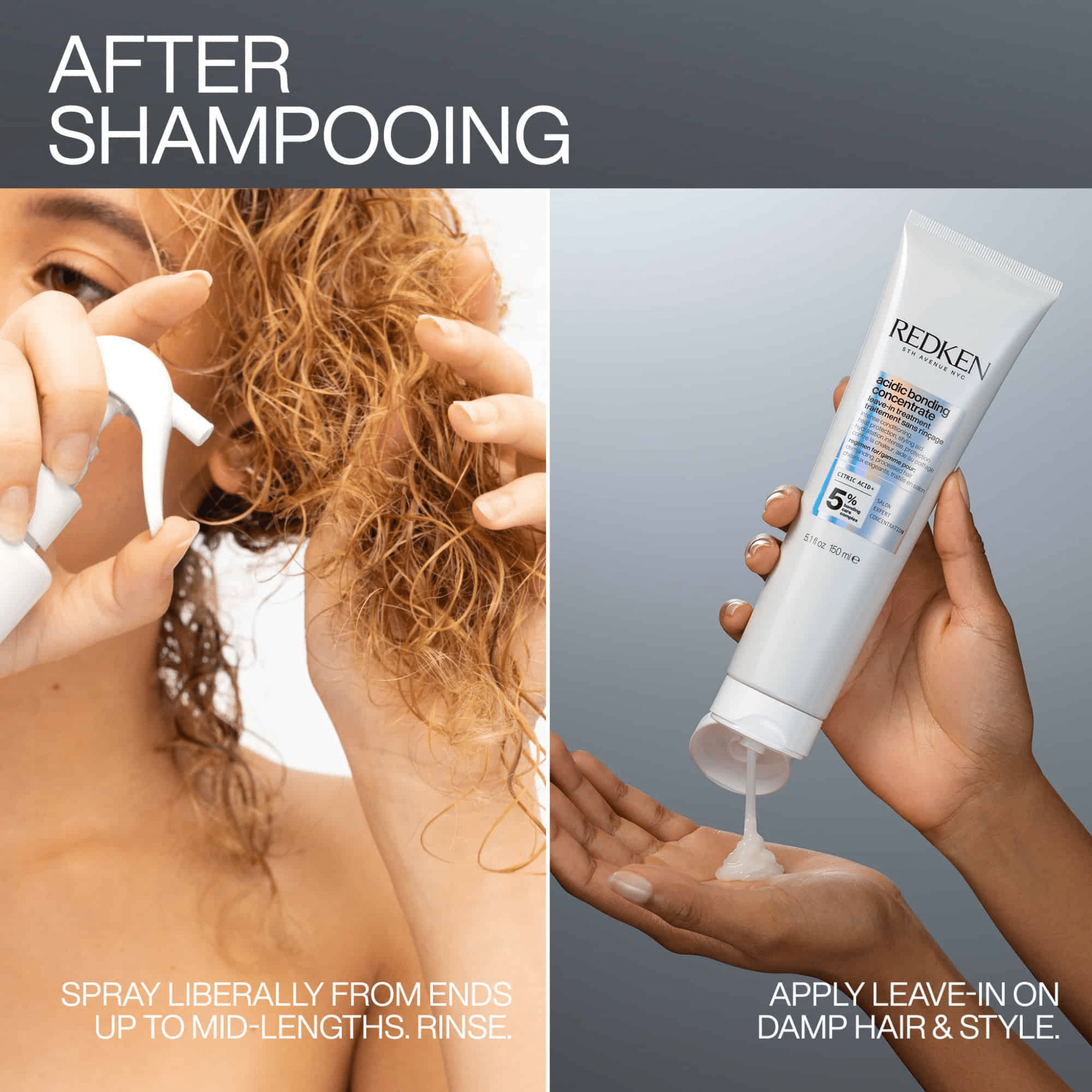 Redken. Traitement Sans Rinçage Acidic Bonding Concentrate 5% - 150 ml - Concept C. Shop