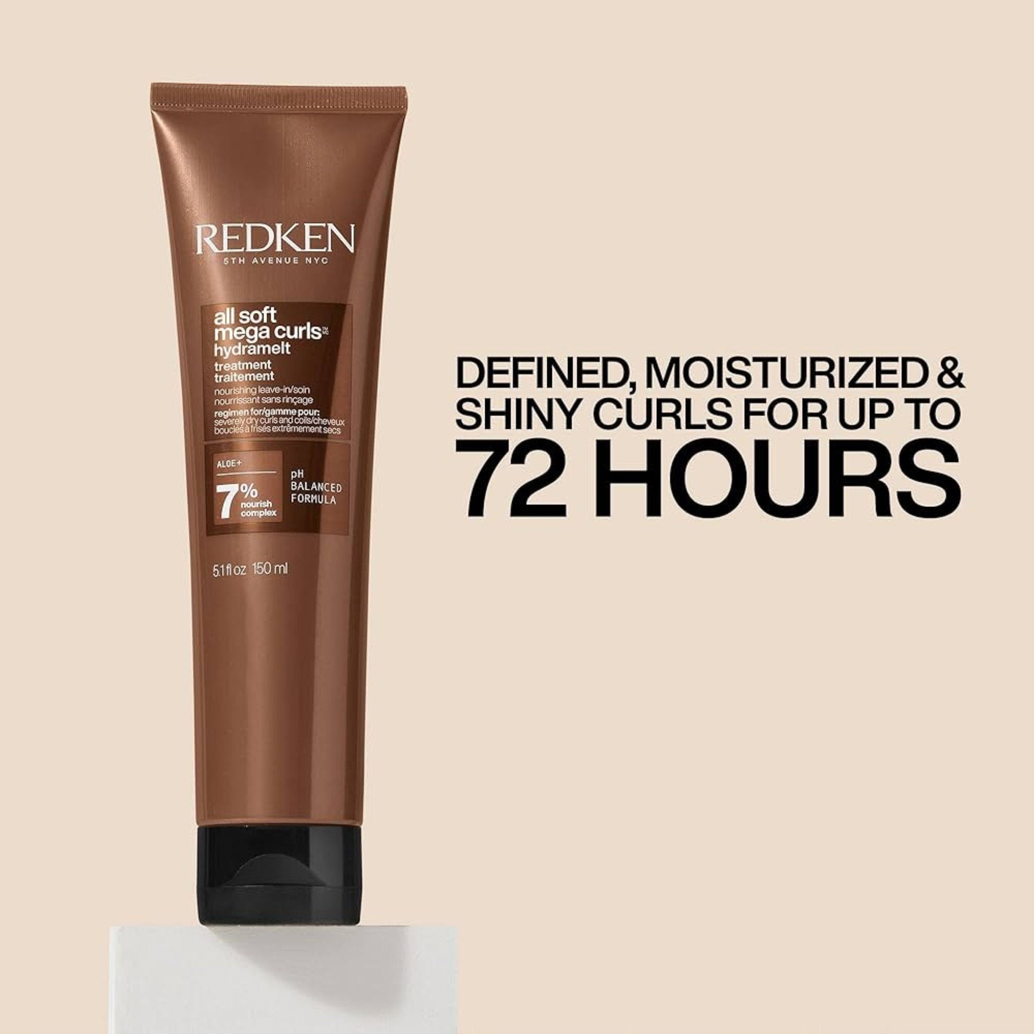 Redken. Traitement Sans-Rinçage Hydramelt All Soft Mega Curls - 150 ml - Concept C. Shop