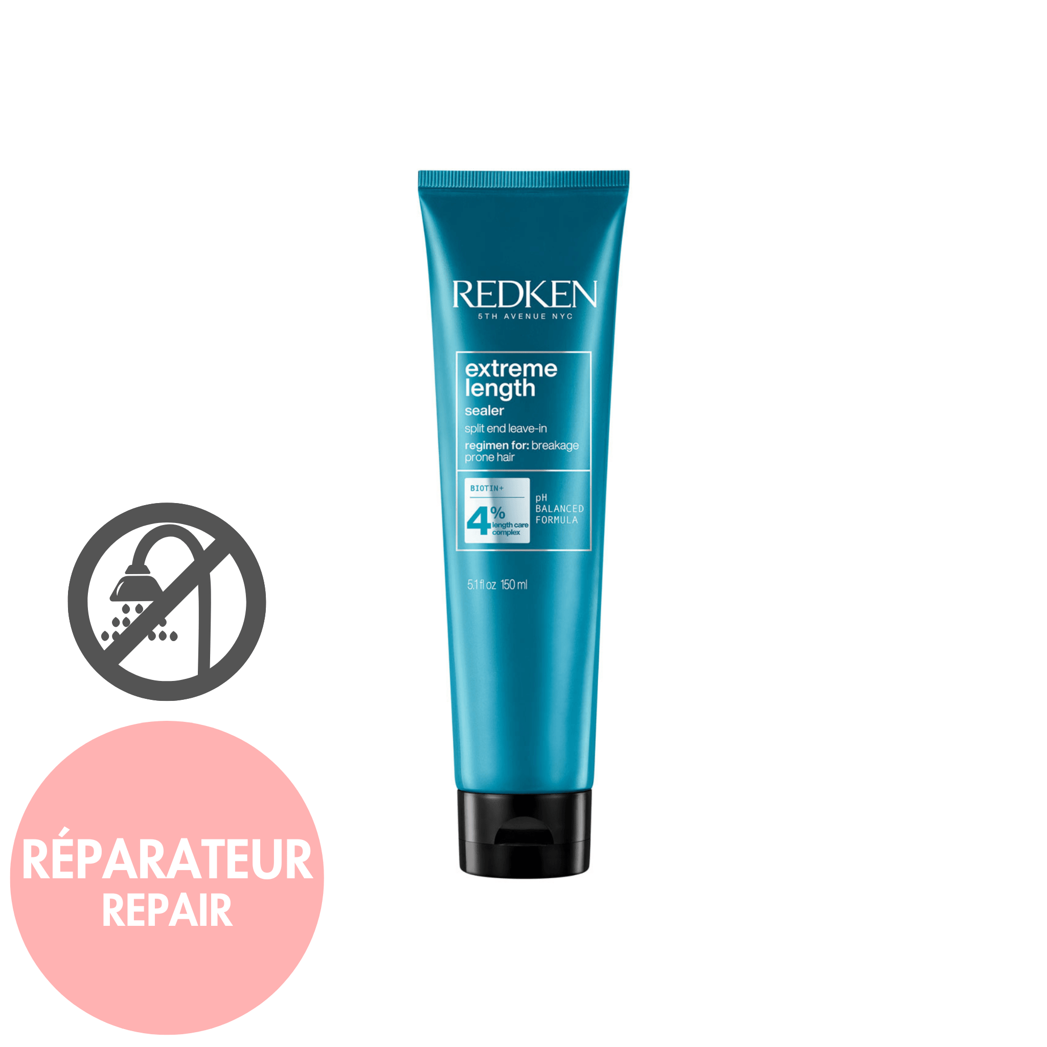 Redken. Traitement Sans Rinçage Sealer Extreme Length - 150 ml - Concept C. Shop