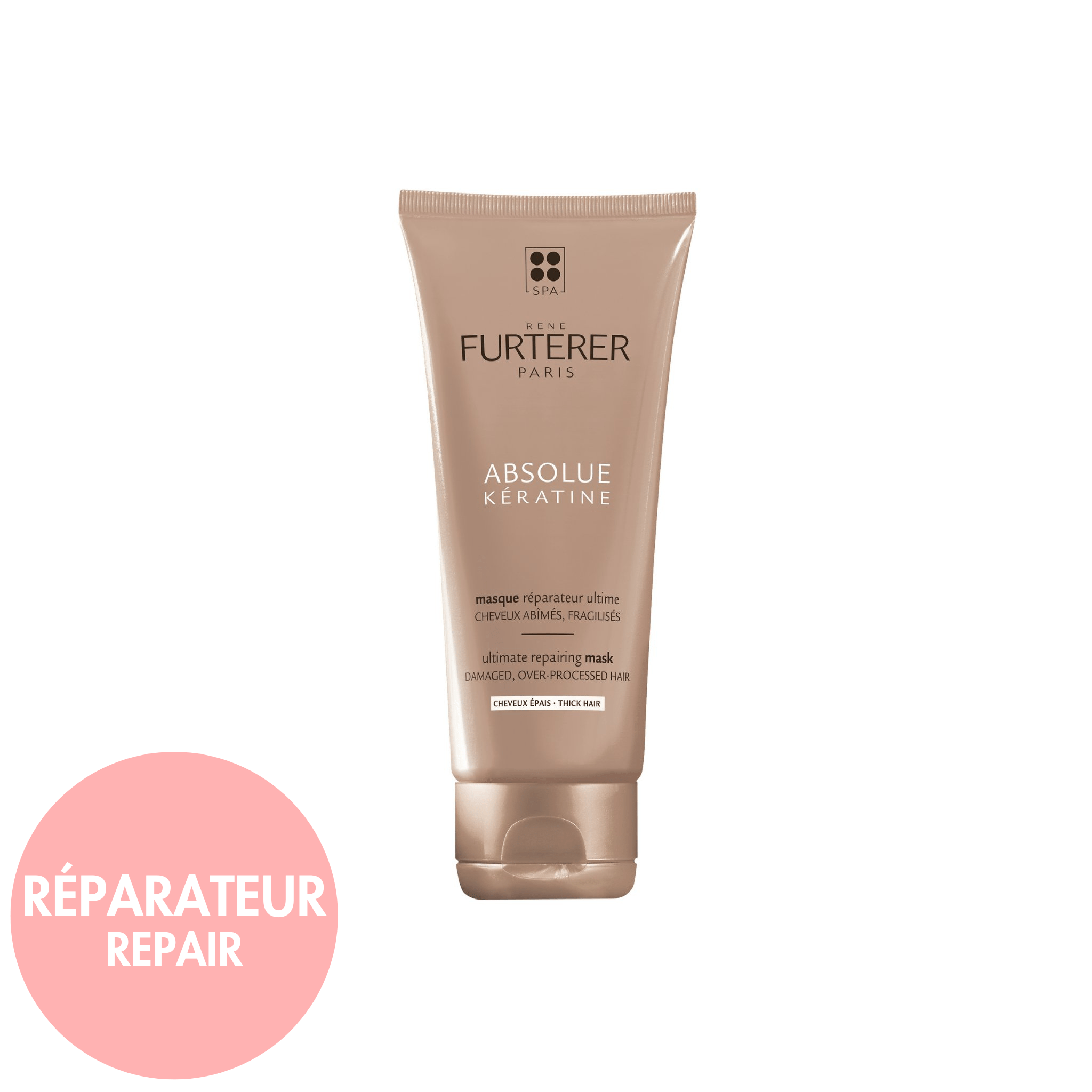 René Furterer. Absolue Kératine Masque Réparateur Ultime Cheveux Épais - 100 ml - Concept C. Shop