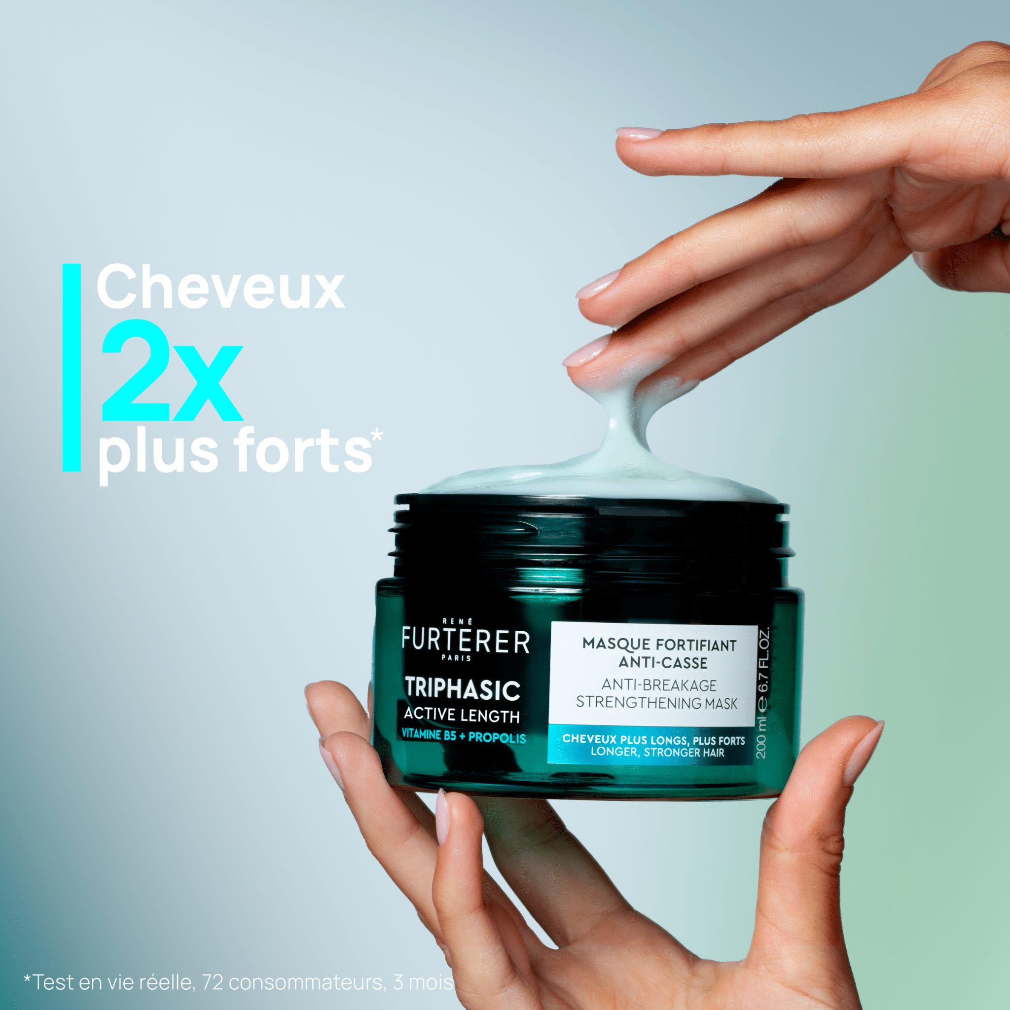 René Furterer. Masque Fortifiant Anti - Casse Triphasic Active Length - 200 ml - Concept C. Shop