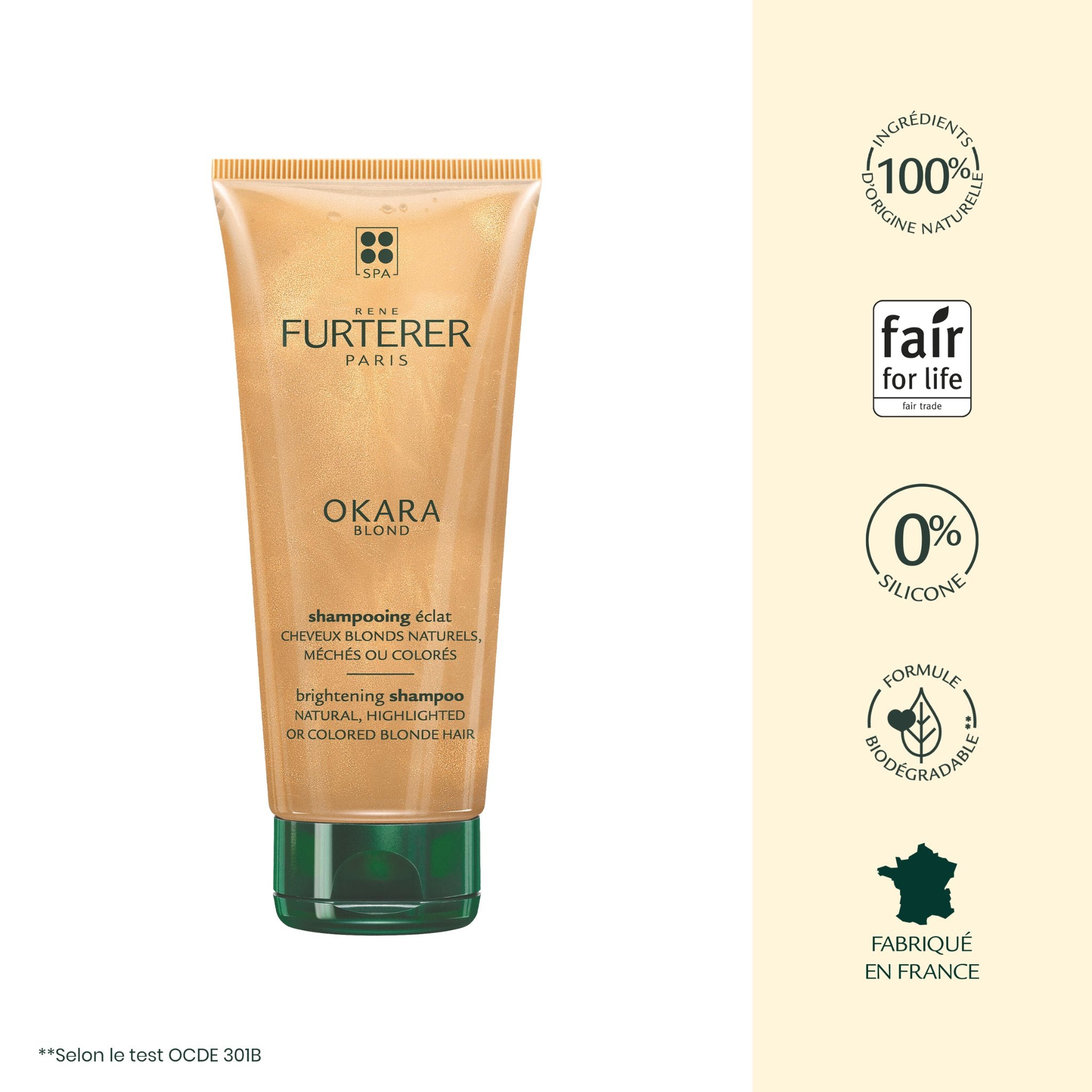 René Furterer. Okara Blond Shampoing Éclat - 200 ml - Concept C. Shop