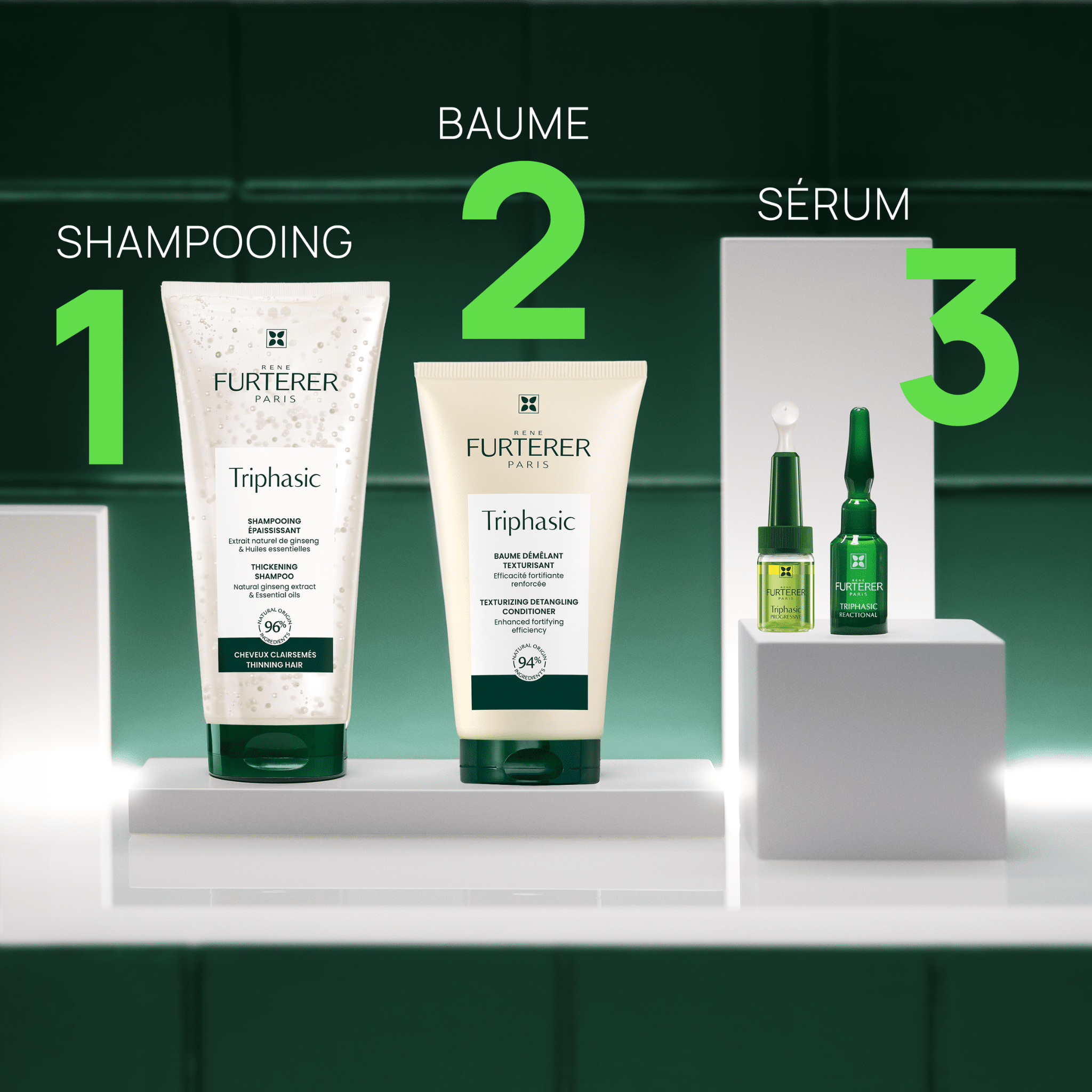 René Furterer. Triphasic Baume Démêlant Texturisant - 150 ml - Concept C. Shop