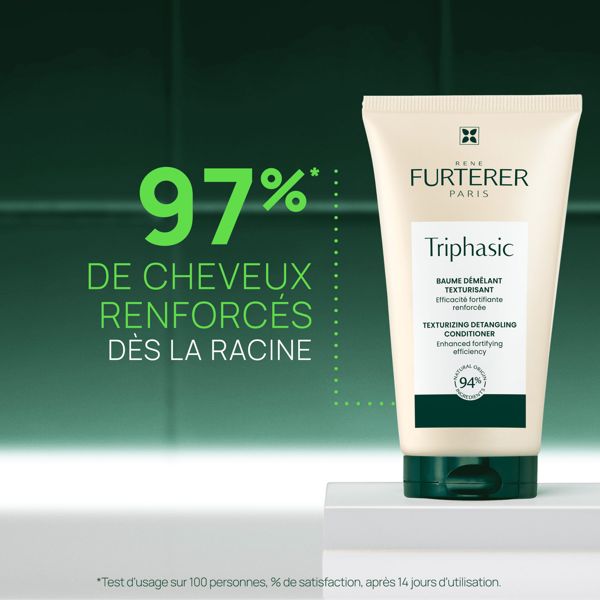 René Furterer. Triphasic Baume Démêlant Texturisant - 150 ml - Concept C. Shop